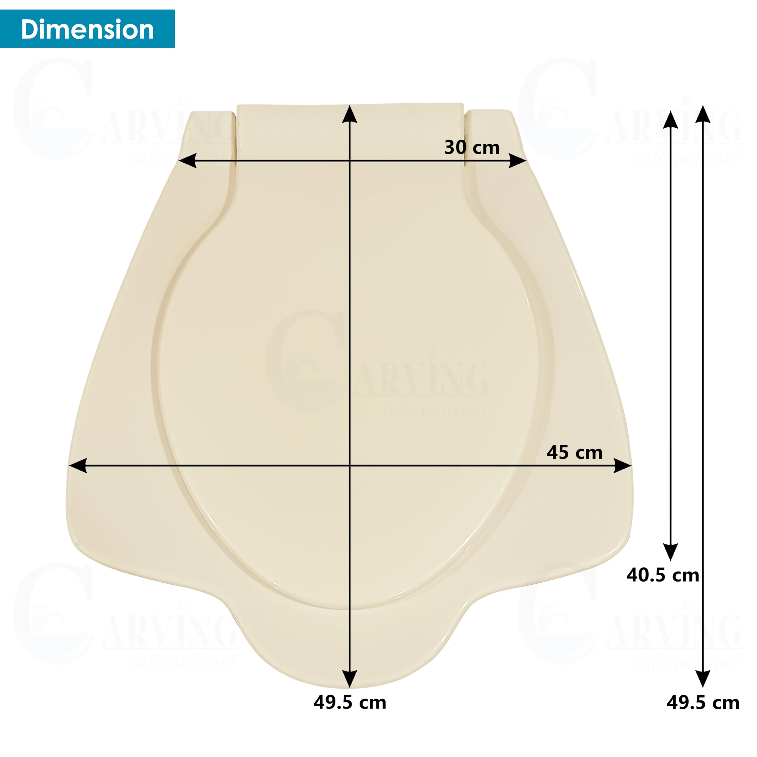 Anglo Toilet Seat Cover - Durable & Stylish -3