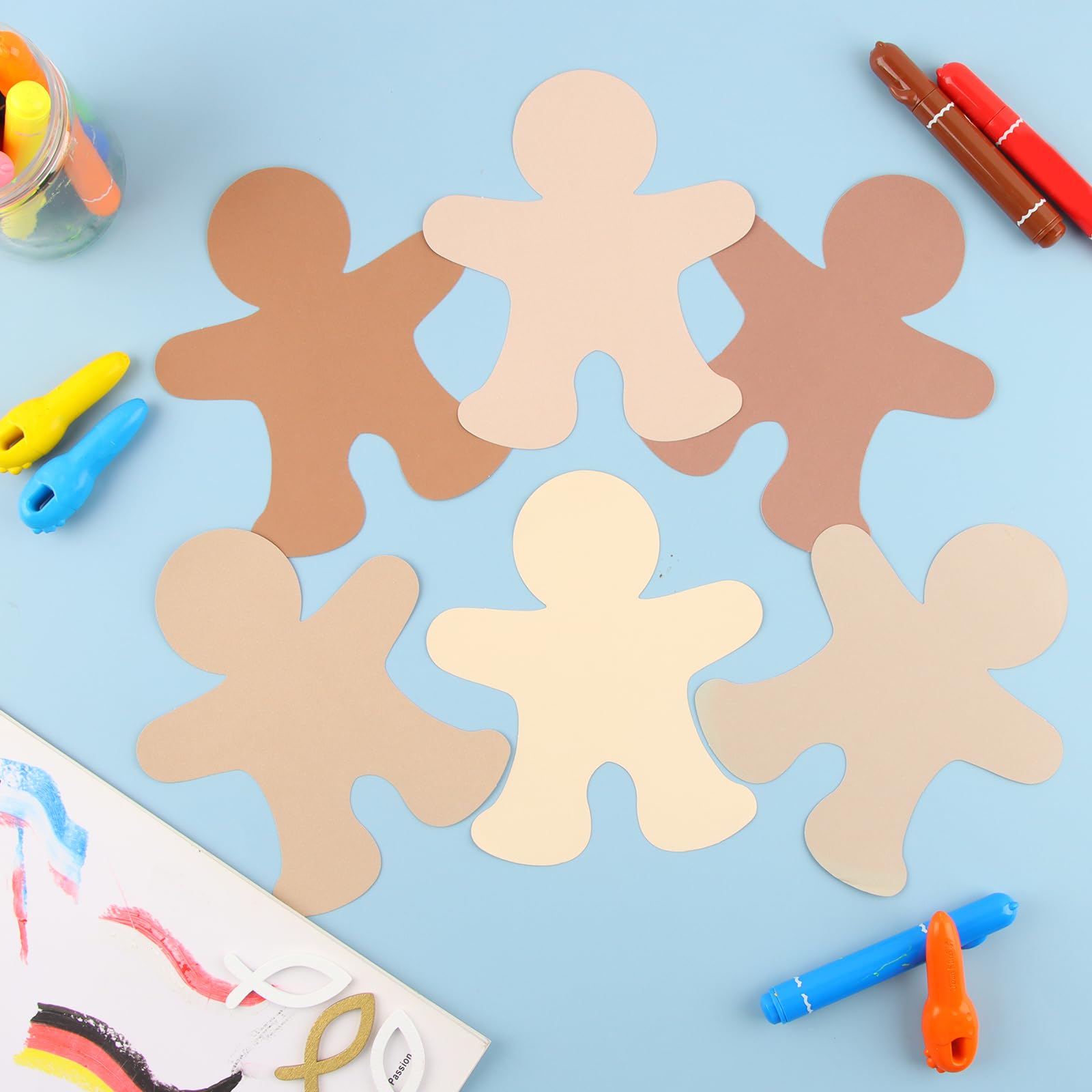 60 arkuszy wielokolorowego papieru kreatywnego wielokulturowego kreatywnego cięcia, kreatywnych projektów rzemieślniczych, kreatywnych projektów, dekoracji, 14 cm
