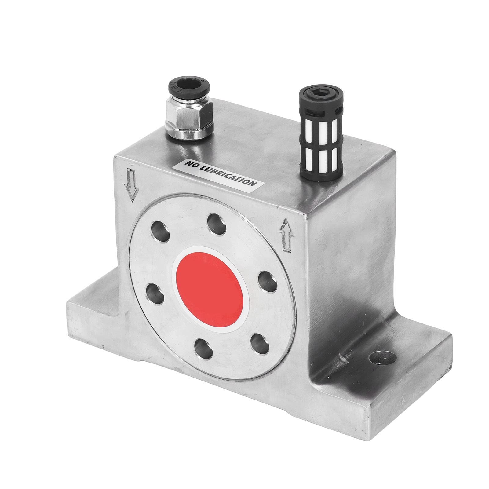 Vibratore Pneumatico a Turbina con Oscillatore in Acciaio Inossidabile - Filettatura G1/4 Ingresso e Uscita - Alta Potenza e Efficienza per Vibrazione della Turbina Resistente e affidabile