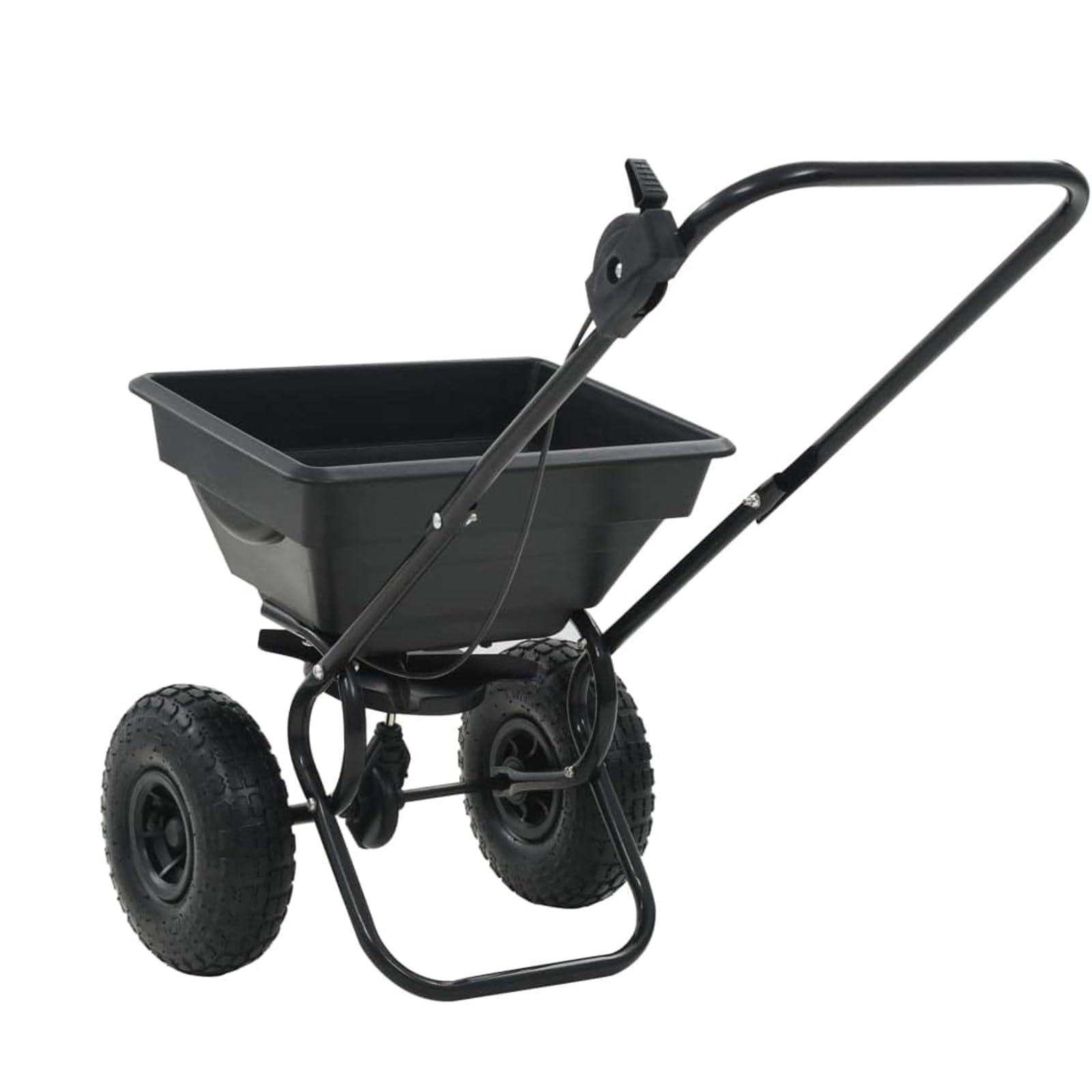 Walk Behind - Spargisale da 25 litri, per fertilizzante e sale per semi Ln, strumento ideale per la diffusione efficiente del giardino