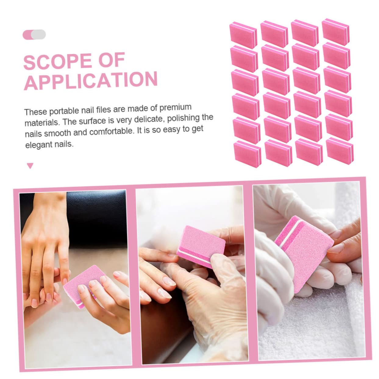Housoutil 250pezzi Limette Per Unghie Per Pedicure e Manicure Design Portatile Per e Rifinitura e Lucidatura Unghie