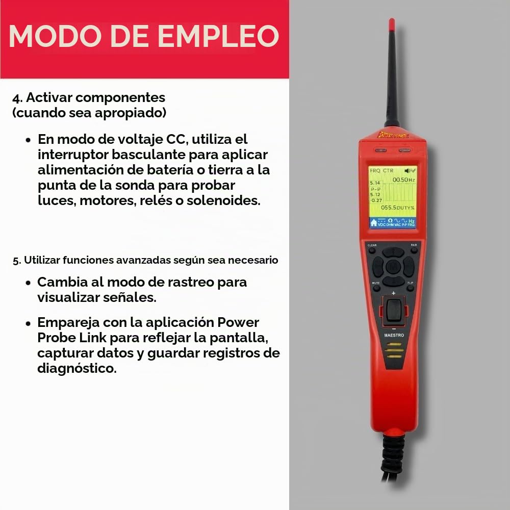 The Maestro Power Probe PPTM01AS - Probador de circuitos