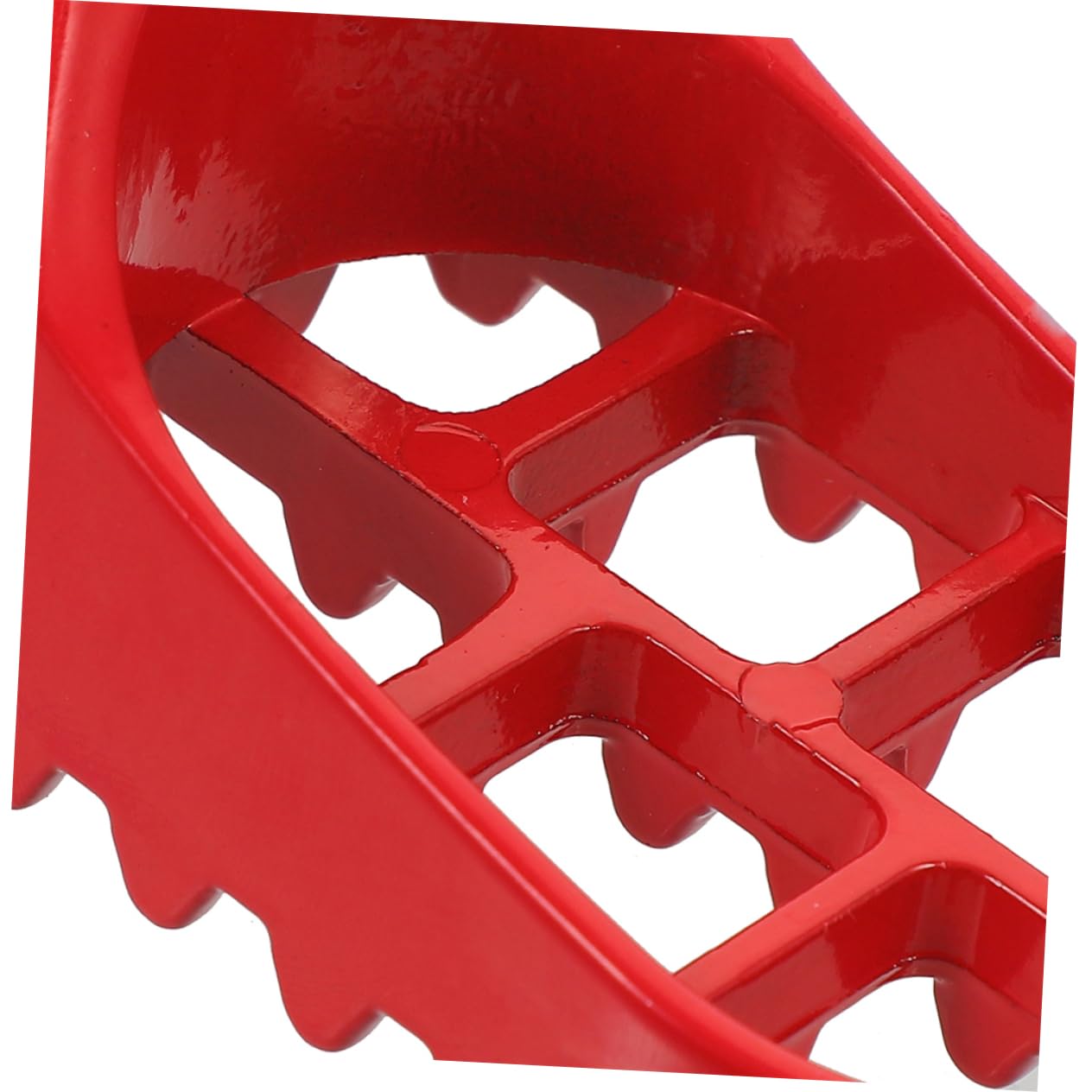 Estriberas para Motocross 4 Piezas de Aluminio Rojo para Pit Bike
