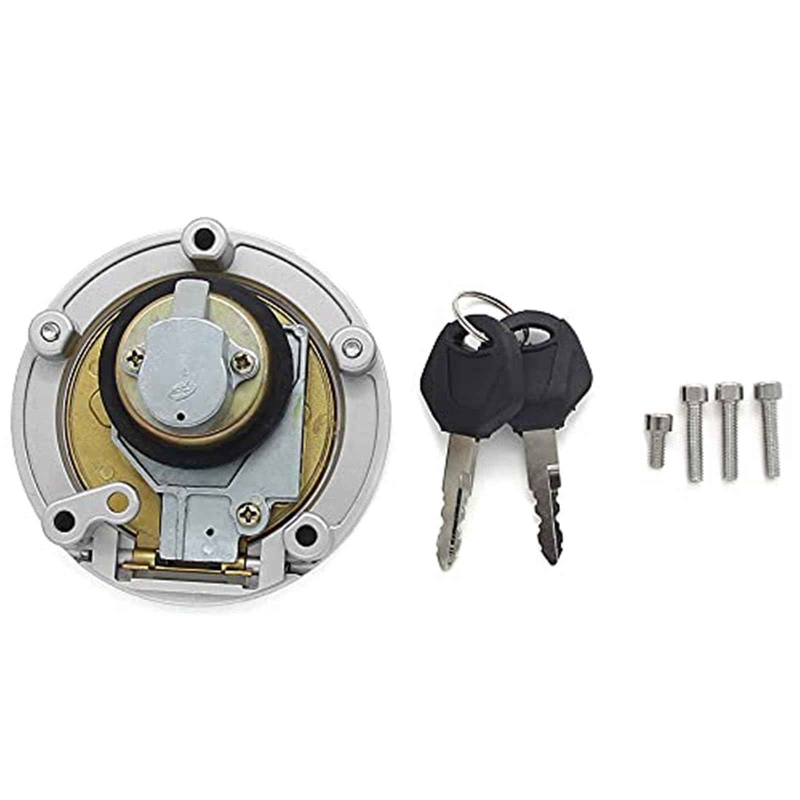 Wivplex Tapa de tanque de combustible for motocicleta, for 1098 1098 1198S 848 ST4 ST4S S ST3 EVO, for Monster, 750 con tapas de llave, piezas de interruptor de válvula de 12V Válvula de cierre de com