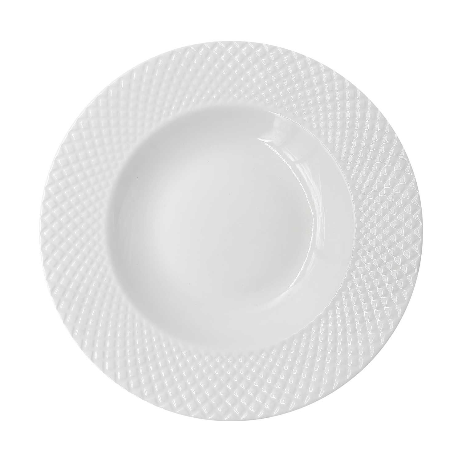 La Porcellana Bianca - Reale Set Tavola 18 Pz - Piatto Piano Ø27 cm; Piatto Fondo Ø22 cm; Piatto Frutta Ø20 cm, New Bone China