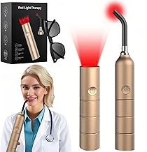 Red Light Therapy, Portable Handheld LED Light Therapy Device for Pain Relief on Lips, Mouth, Nose, Ear, Joint, Muscle | Cold Sore, Canker Sore, Fever Blister Treatment 660/810/850/940nm