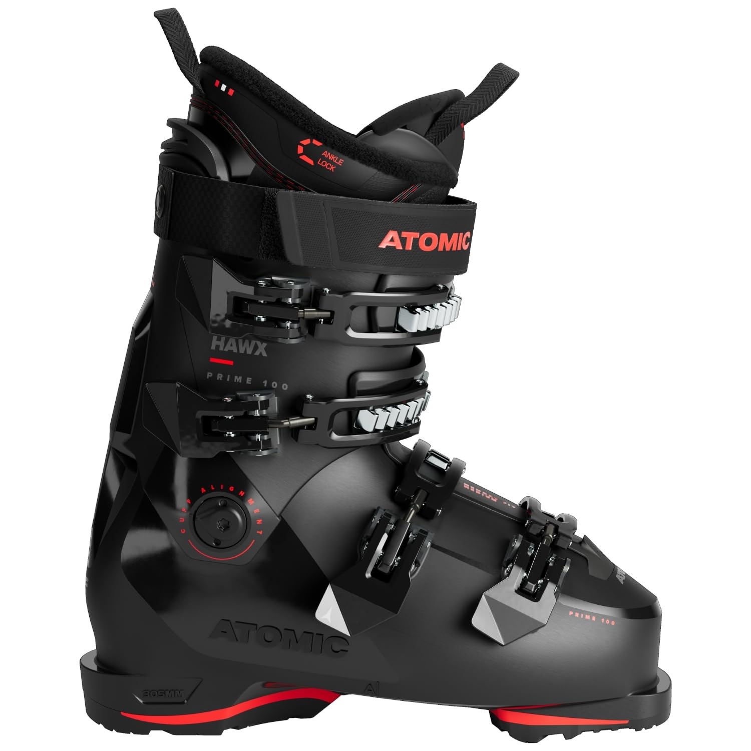 ATOMIC HAWX Prime 100 GW Ski Schuh 2025 Black/red