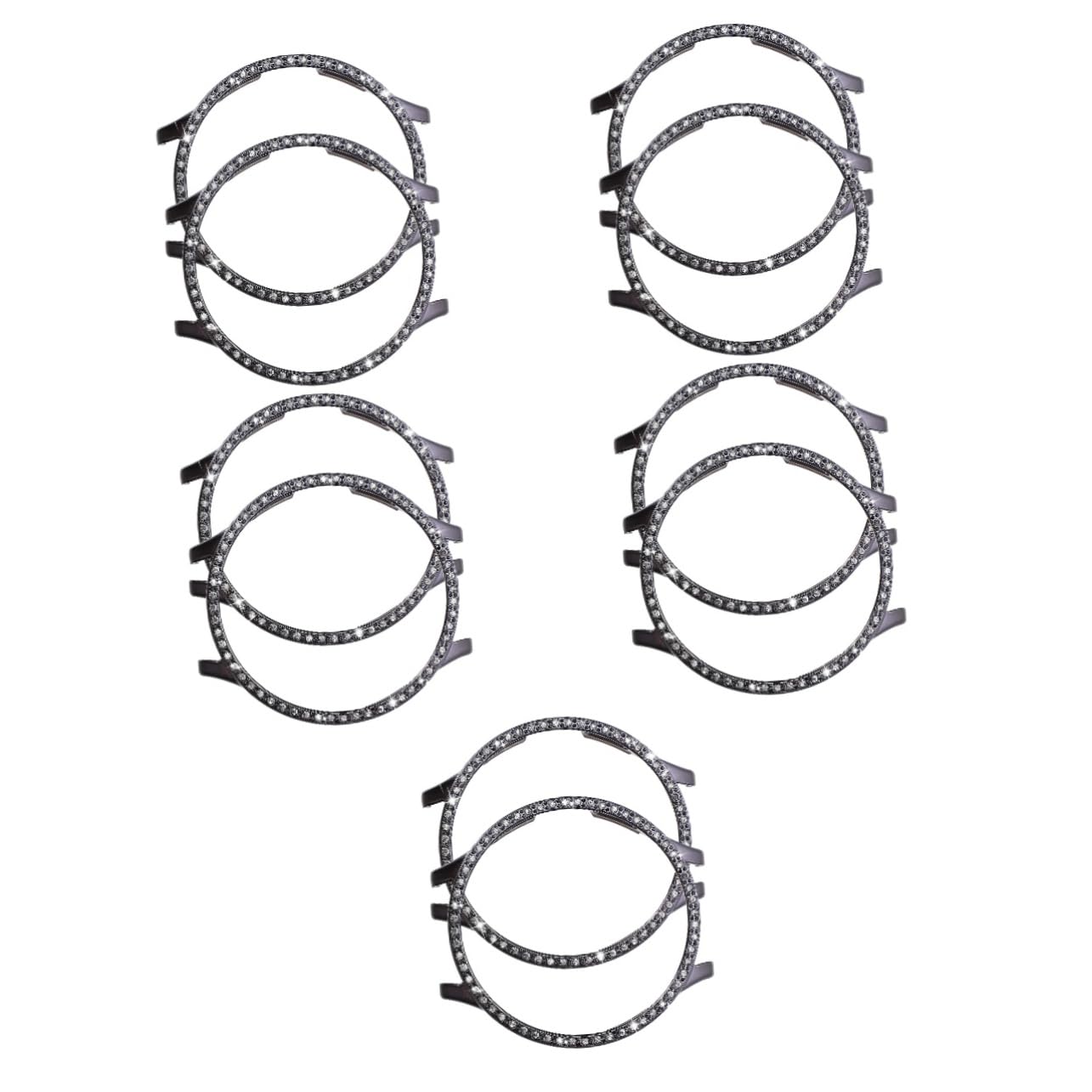OSALADI 10pièces Coque Décorative Brillante pour Montre Édges pour Smartwatch Watch Accessoire De Élégant Et Pratique