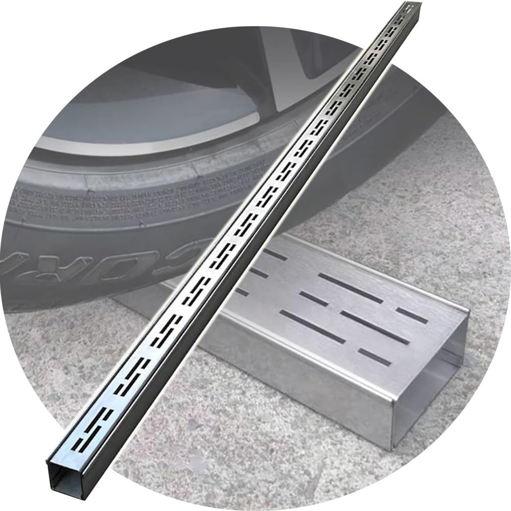 Bonde de douche linéaire 1m et système de drainage rectangulaire pour douche italienne