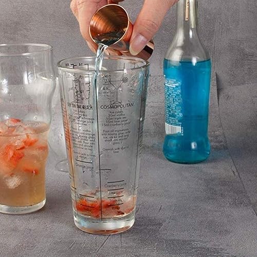 Miniatura 4 de ONOTEC Juego de coctelera, kit de camarero, kit de barman de mezcla de acero inoxidable con soporte, herramientas de barra profesionales, para el