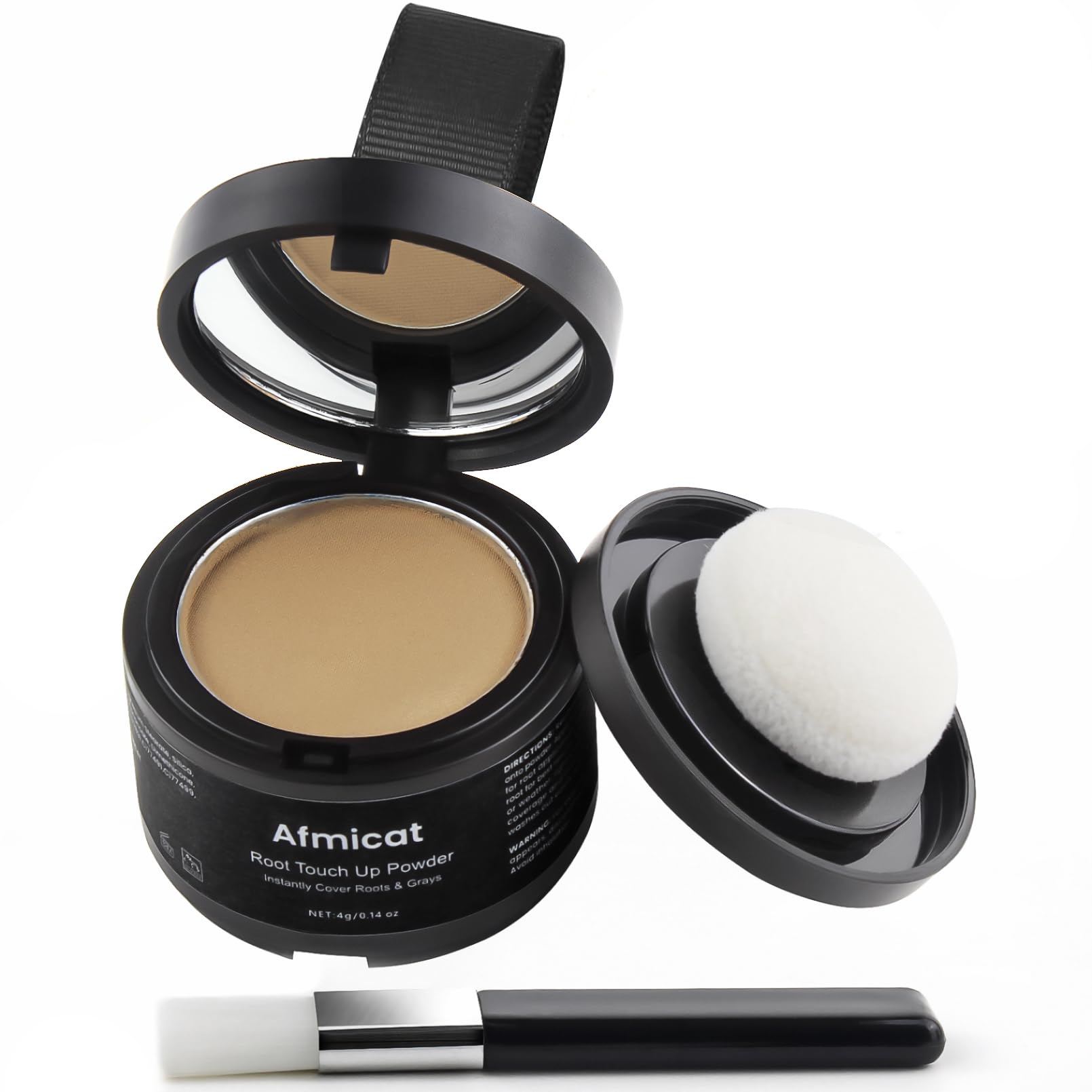 Instant Hairline Powder Root Touch Up Hair Color for Gray Coverage and Thinning Hair Root Cover Up Conceals
