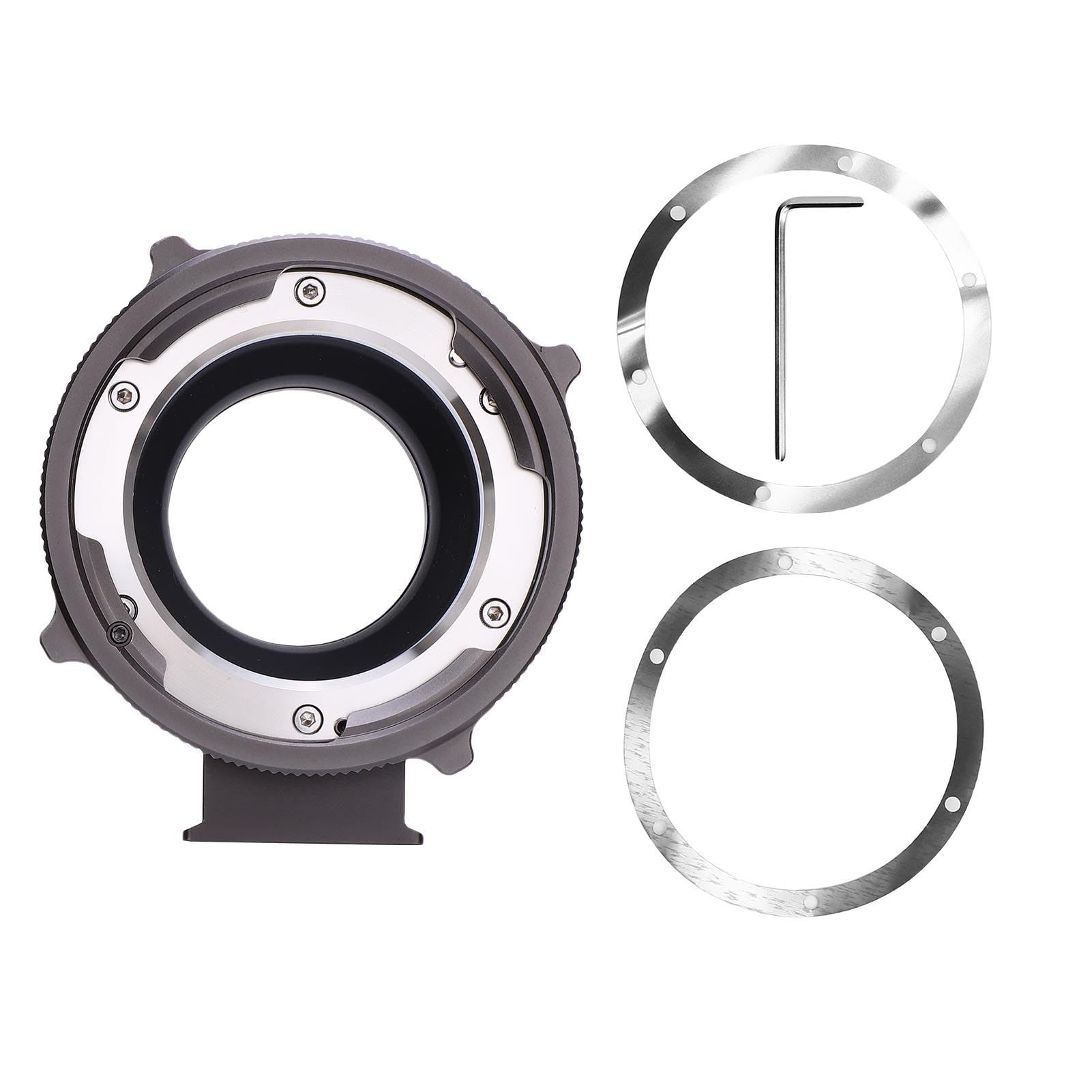 Alomejor PL-E Lens Mount Adapter for NEX Cameras | Lega di alluminio, installazione semplice, design compatto, compatibile con i modelli NEX E-mount