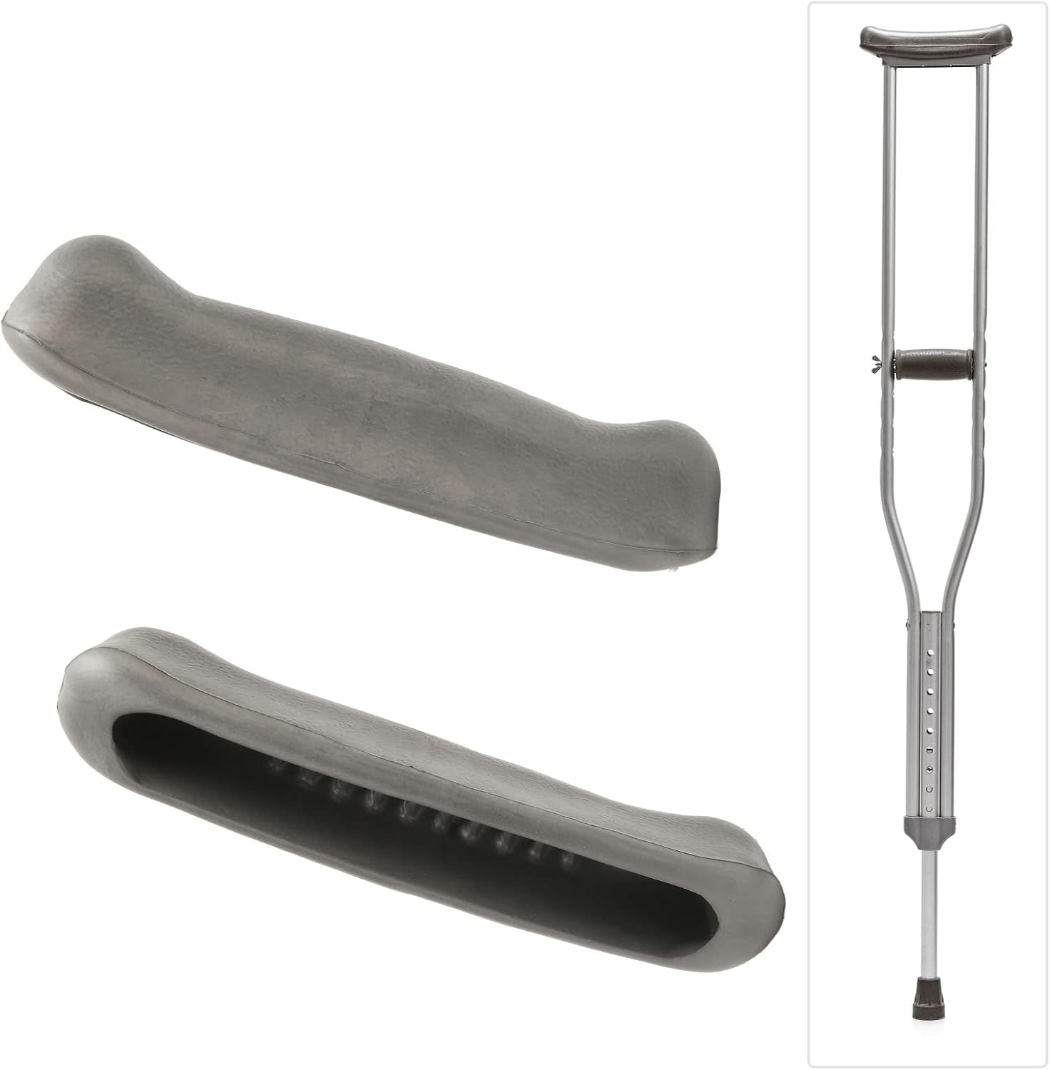 1 Pair Crutch Pad, Replacment Cushion, Tops Underarm Crutches Pillow