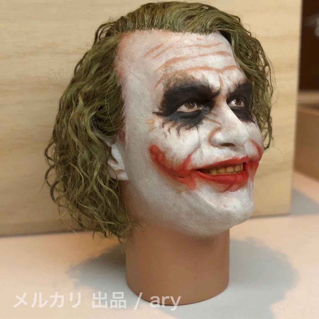 Leo スタジオダークナイト ジョーカー 1/6 カスタムヘッド 植毛 1/6