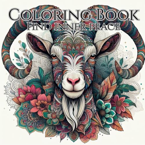Coloring Book find inner peace: Entspanne und finde deinen inneren Frieden