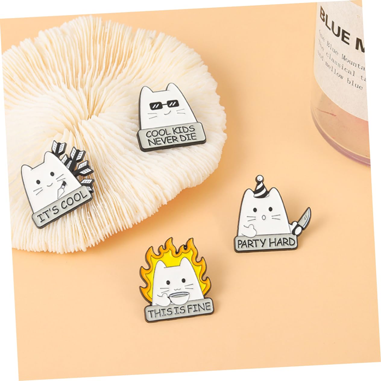 SHERCHPRY 30stücke Katzen Broschen Aus Legierung Süße Cartoon-anstecknadeln Für Damen Kleidung Accessoires Für Halloween Geburtstage Und Feiertage