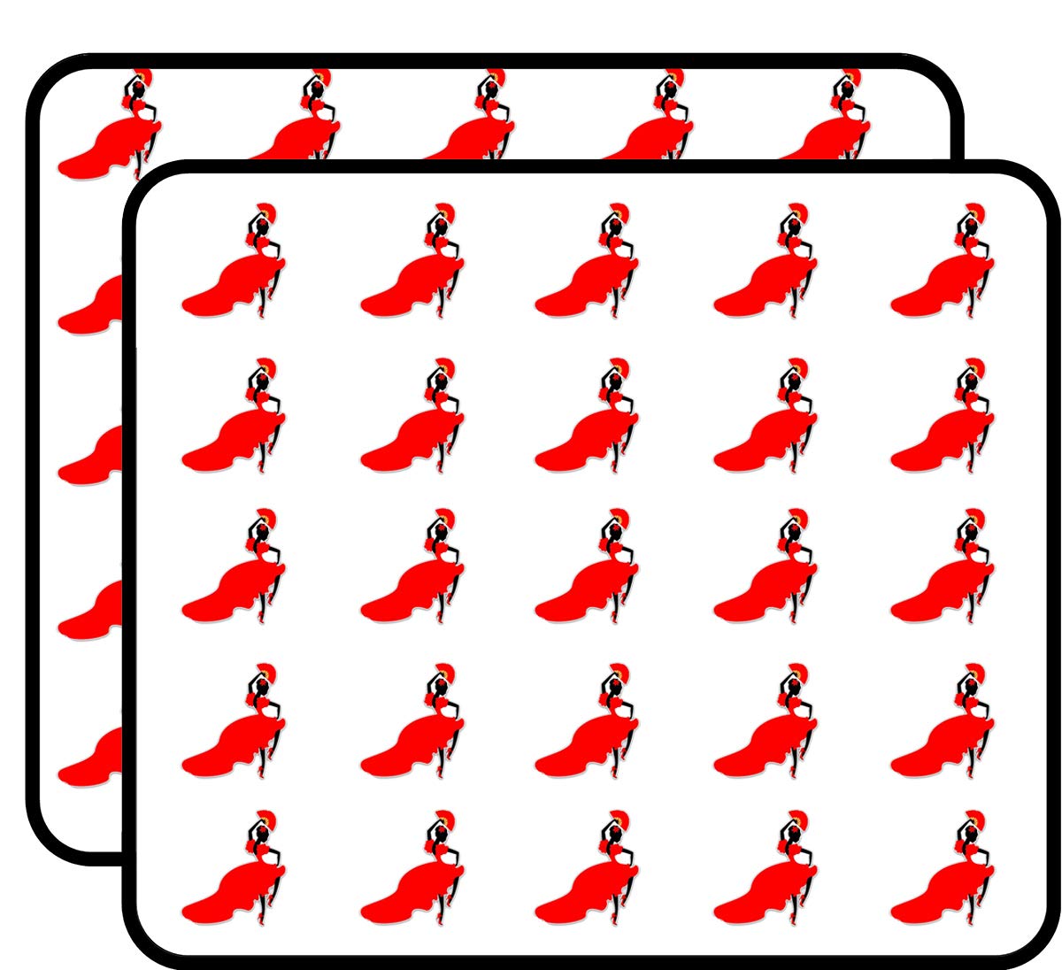 Spanish Flamenco Dancer Sticker for Scrapbooking Waterproof Vinyl Stickers for Water Bottle, Laptop & Phone Case 50 Pack