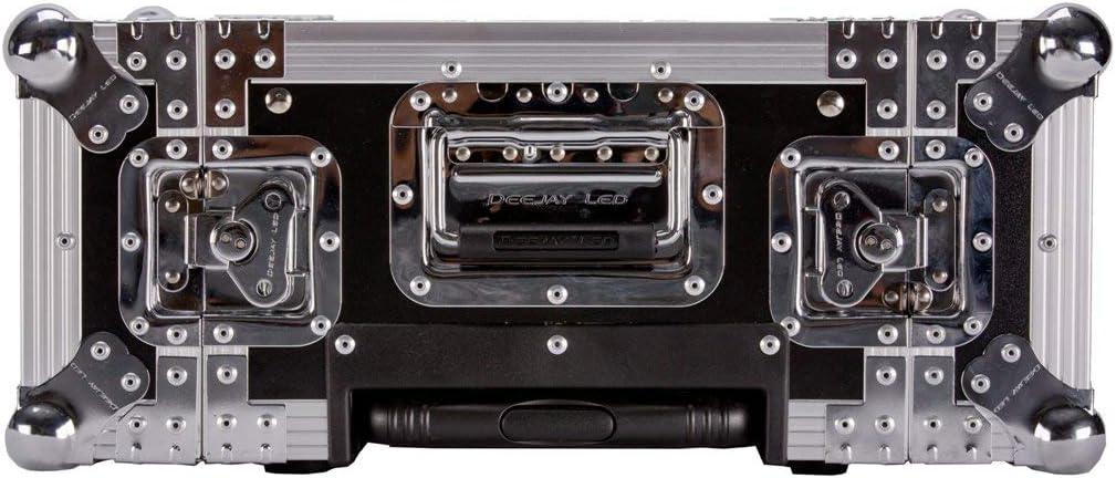 Top Quality Space DJ Rack Handle 3u Effect Deluxe Flight Road Case 14-inch Body Depth With Pull Out Handles And Wheels Fit Professional Effects Equipment DEEJAY LED TBH3UEDHW
