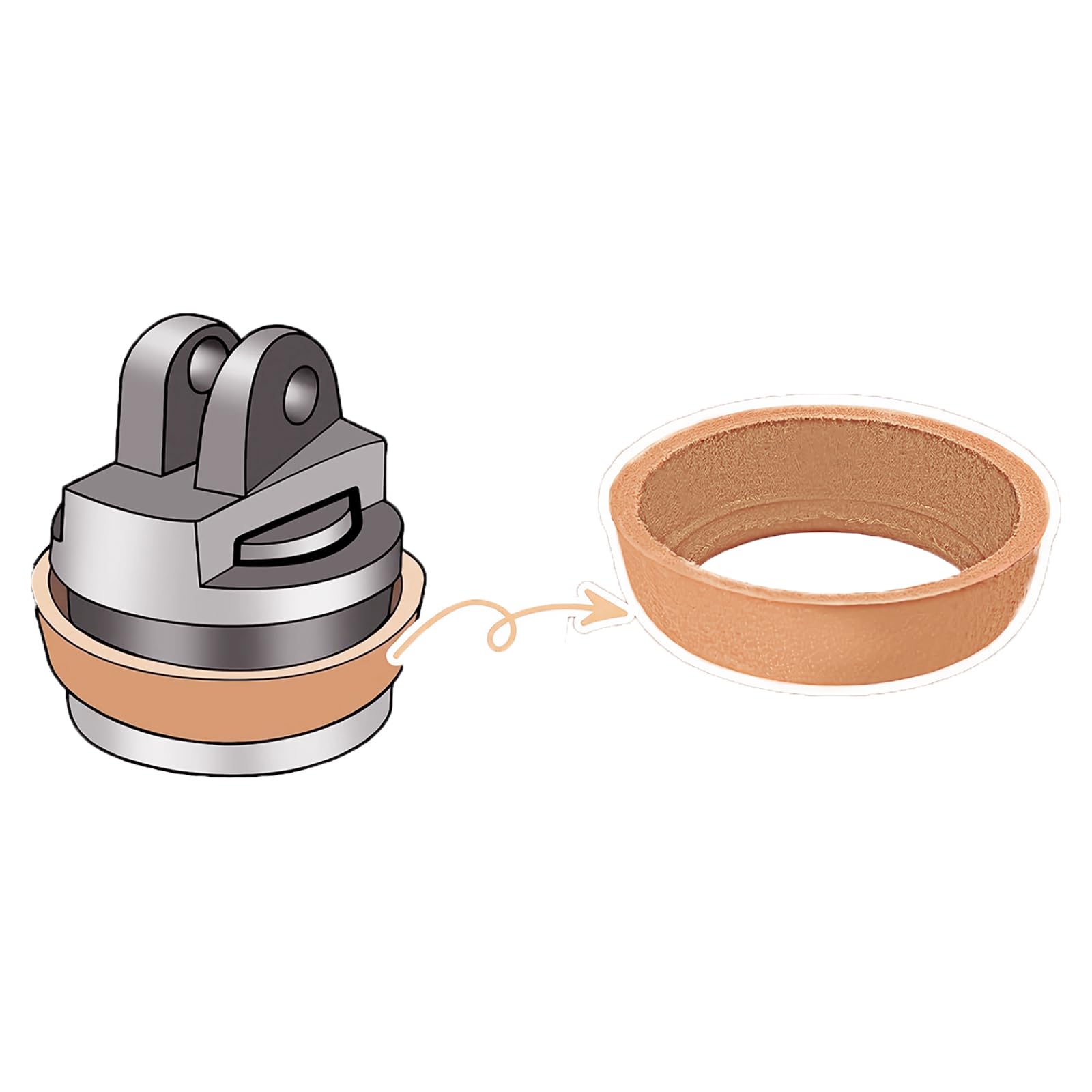Joints Cuir Pompe Type 75 - Kit Étanchéité Piston Et Manchon Pompe Jardin
