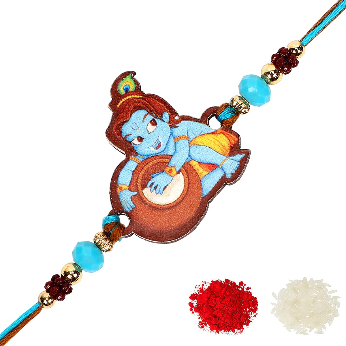 Riddhika Ventures Stylish Kids Rakhi (Set of 2) with Roli Chawal, Greeting Card and Scannable Spotify Song Link QR Code With Kids Rakhi (P12) (B07DRH7691) Amazon Price History, Amazon Price Tracker
