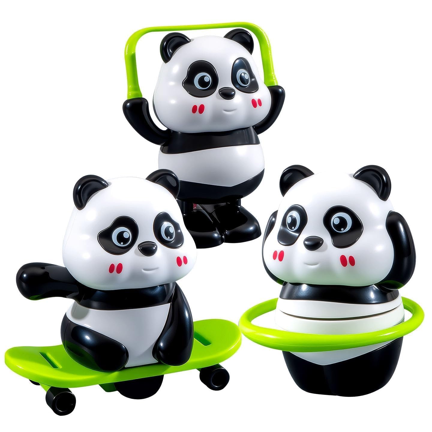 Cute Panda Action Toy Set Moving Giggles Panda Toy Fun Toys for Gift-image-19