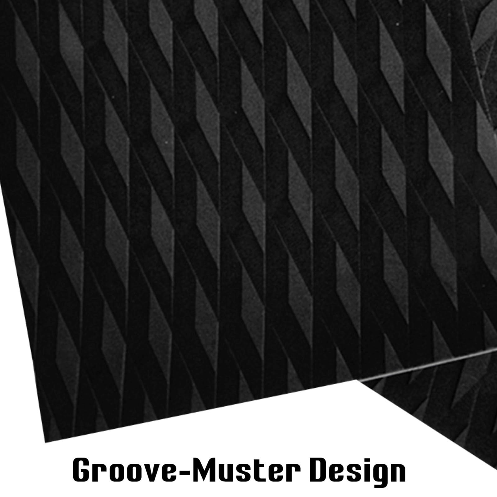 2 pezzi antiscivolo tavola da surf Skimboard trazione Pad schiuma Trimmable Deck Sheet Deck Grip Coda di coda di facile utilizzo antiscivolo Skimboard trazione Pad