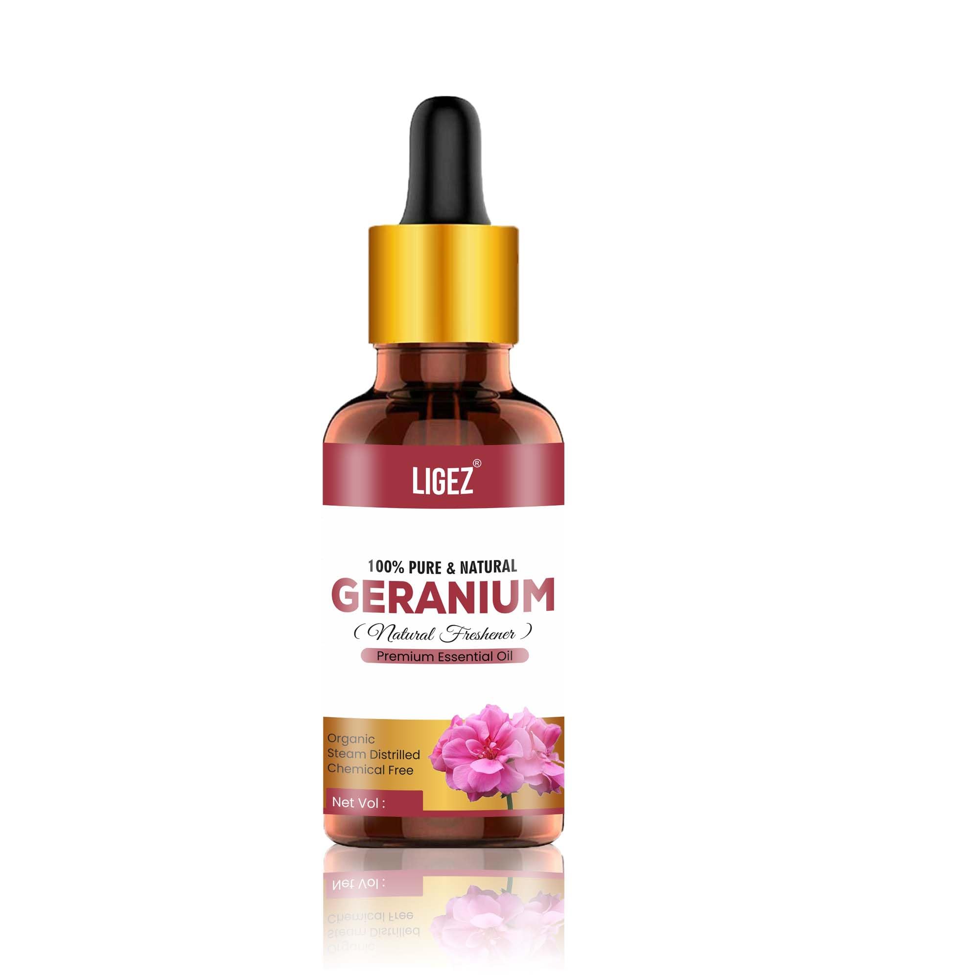Ligez 100% Pure Geranium Essential Oil (30ml)