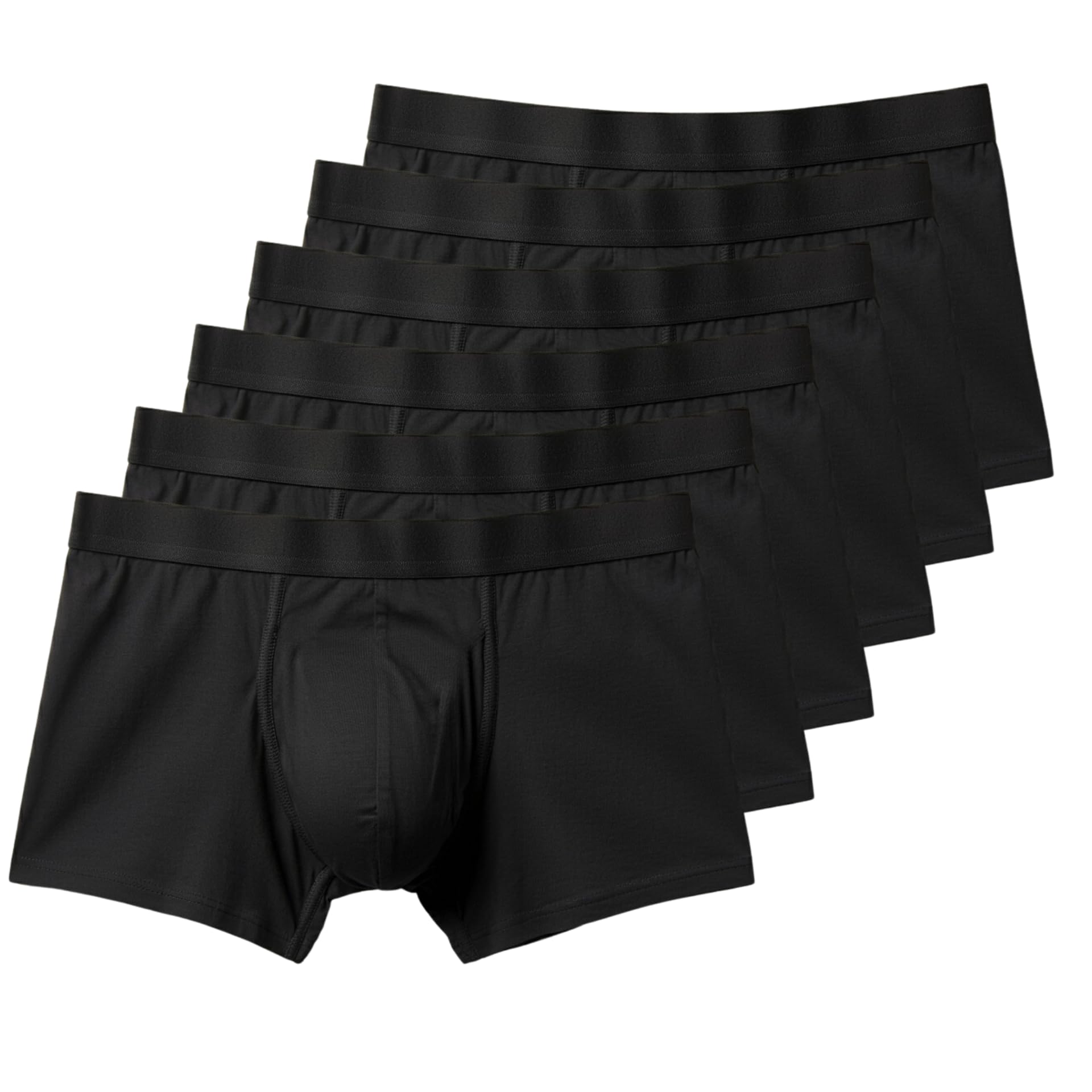 POLHIM Men's Boxer Briefs. Men's Cotton Underwear. Comfortable Shorts for Optimal Breathable and Durable (DE/NL/SE/PL, Alphanumeric., black, M