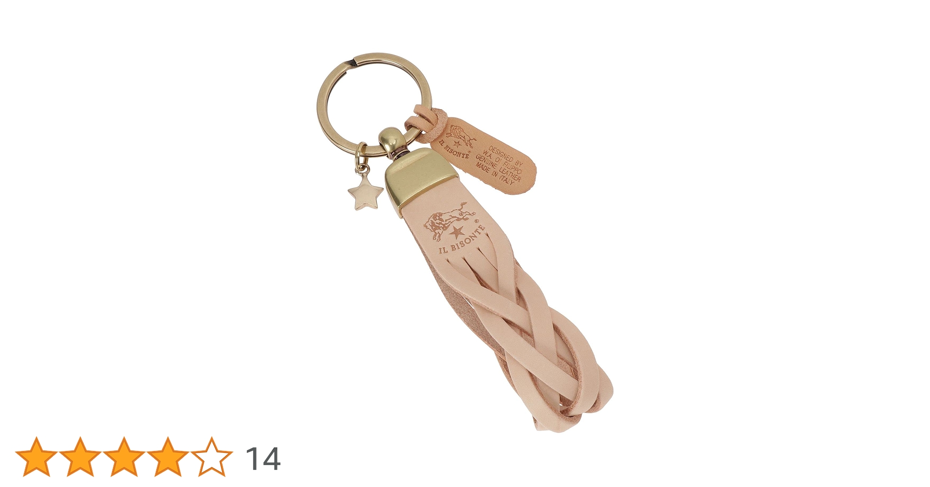 Amazon.co.jp: イルビゾンテ 編み込みレザーストラップ 星型