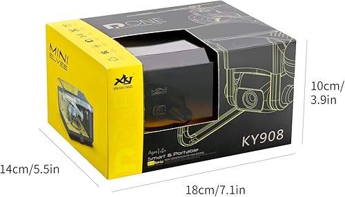 Miniatura 4 de Los abejones grises Ky908 con el helicóptero profesional del Rc del modo de retención de la altitud de Wifi Fpv de la cámara Hd 4K