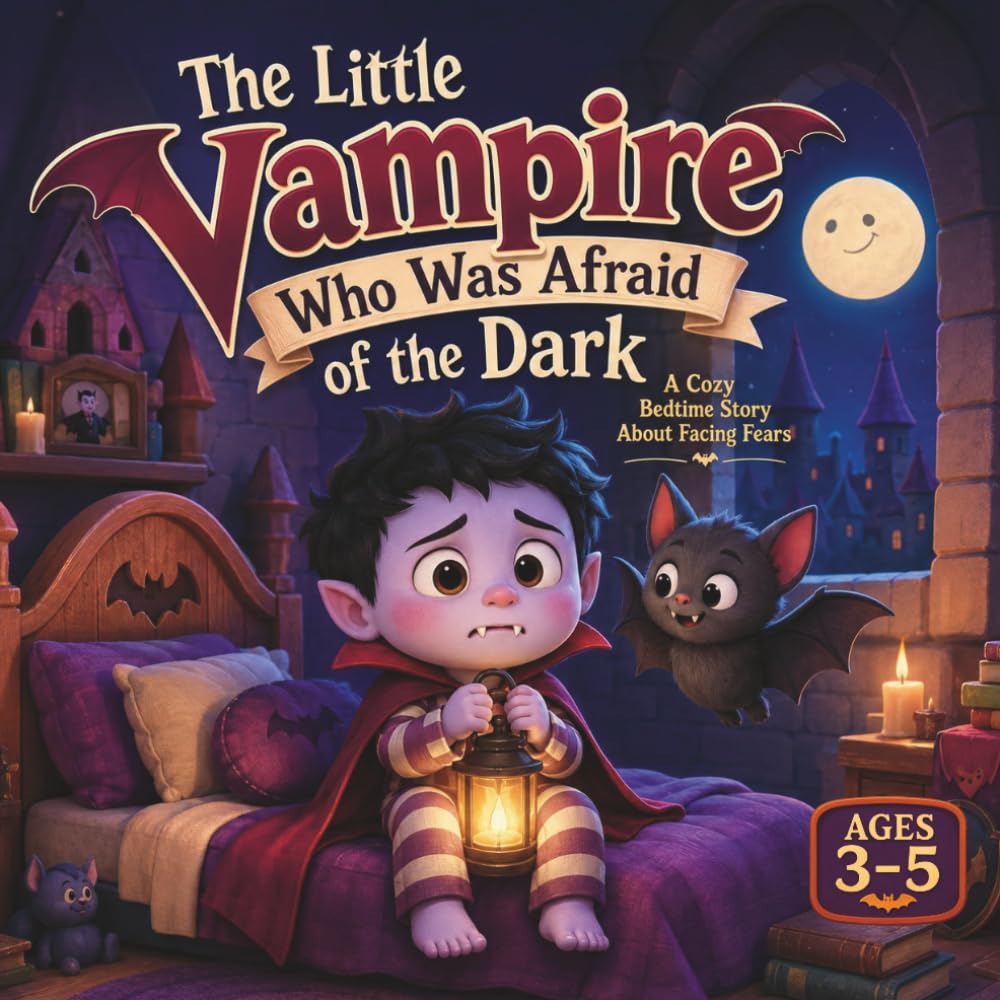 The Little Vampire Who Was Afraid of the Dark: A Cozy Bedtime Story About Facing Fears