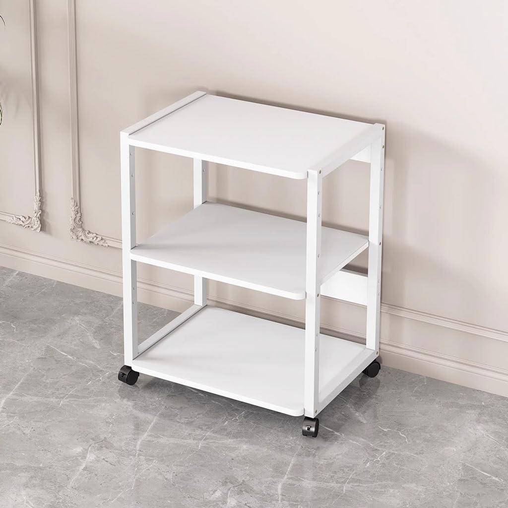 ENGENDER Druckerständer Heim-Dokumentenbuch-Aufbewahrungsregal, Büro-Kopierer-Schrank-Host-Halterung Bürodruckertisch(S:50CMX40CMX70CM)