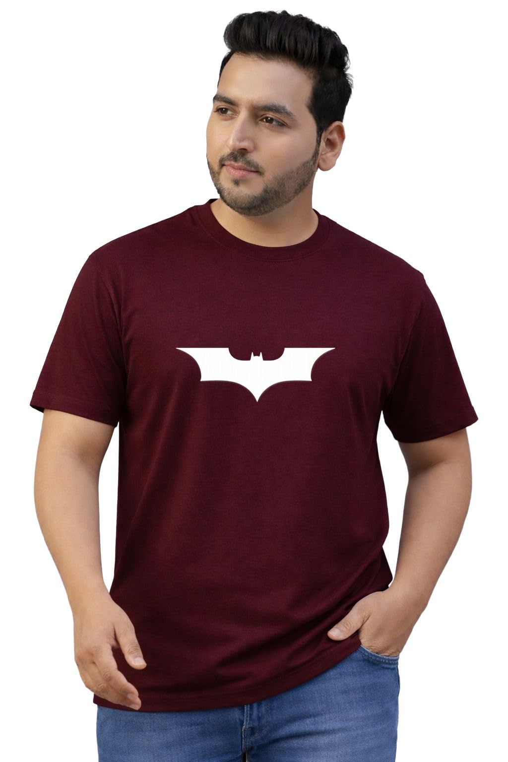 Men’s Cotton Half Sleeve Printed Plus Size T-Shirts | Men and Women plussize Tshirt | Mens Casual wear 3XL,4XL,5XL-picture-36