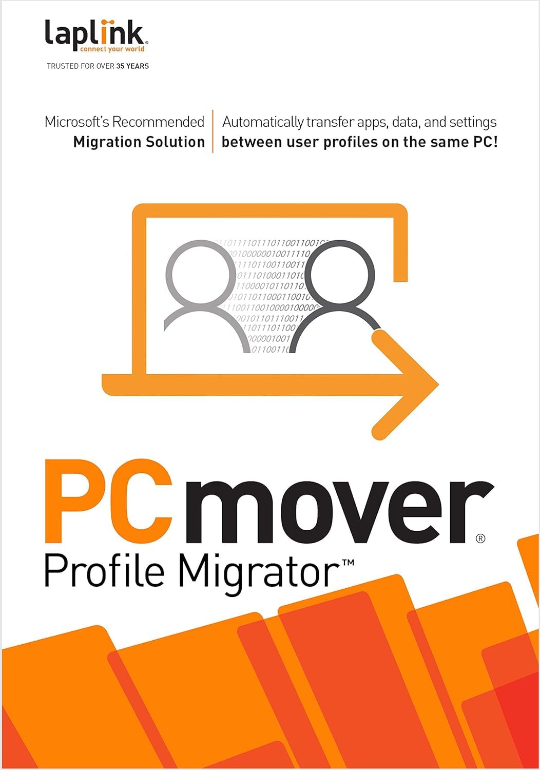 Laplink PCmover Profile Migrator - Édition SMB - Migrez vos données, programmes et paramètres d'un ancien profil utilisateur vers un nouveau sur le même PC - 10 utilisations
