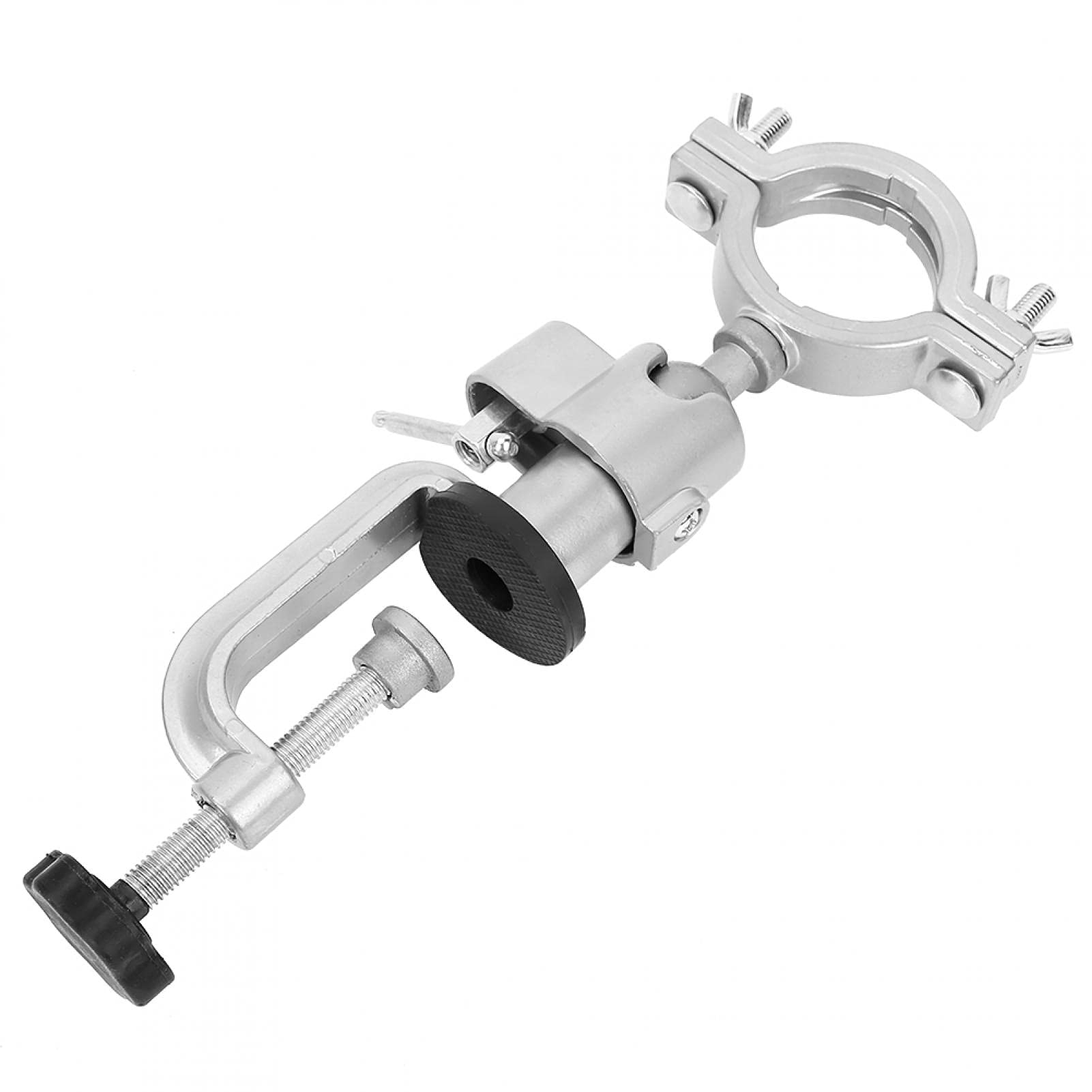 Soporte para amoladora con abrazadera para banco, rotación de 360 ​​°, soporte para taladro eléctrico, soporte para amoladora, abrazadera para banco