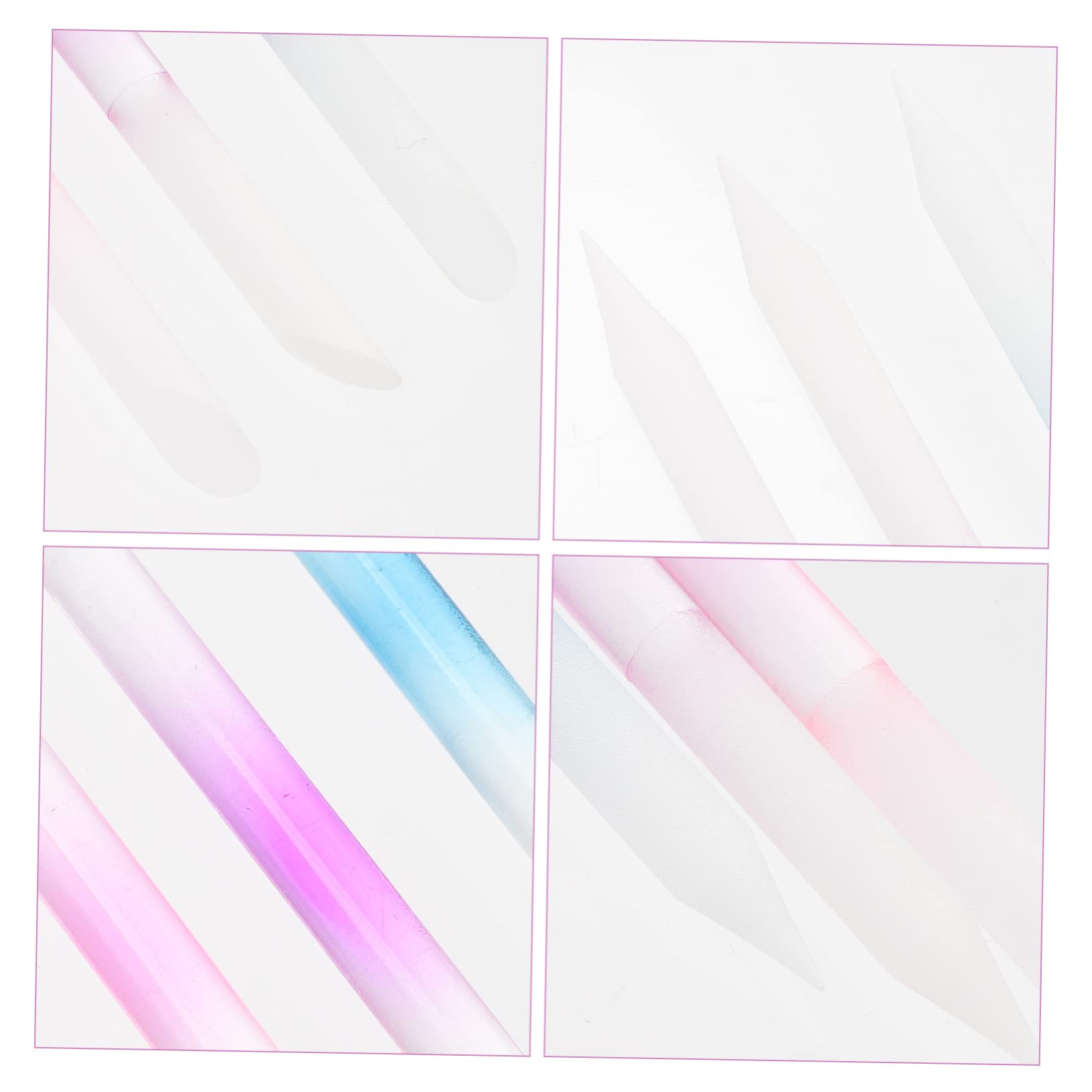 Healeved 18pezzi Limette Per Unghie Colorato Strumenti Pratici Per Manicure e Bellezza Delle Unghie Facili Da Usare e Portatili Per Perfetta