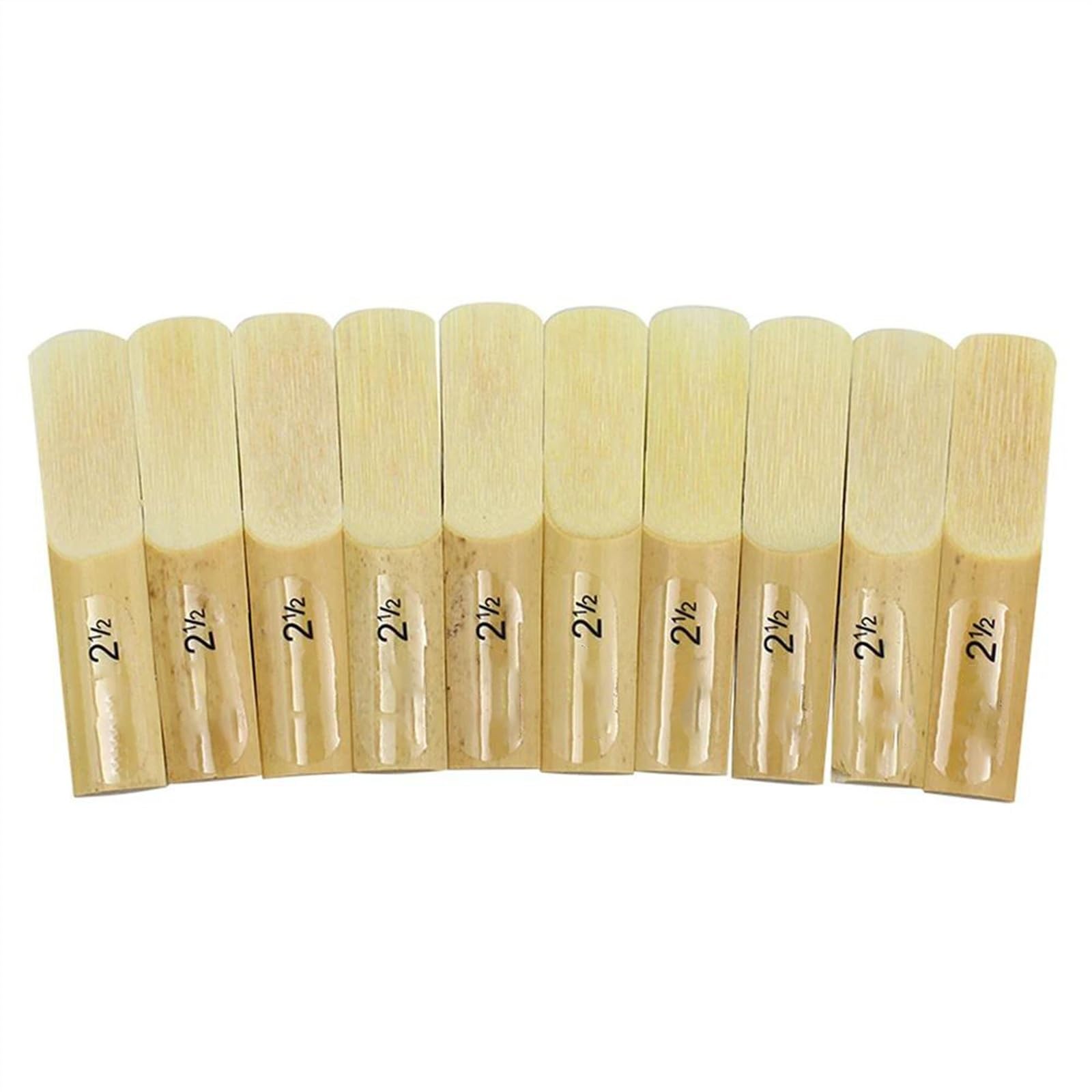 10 Sztuk Stroików Do Saksofonu O Sile 2,5 Trzciny Do Saksofonu, Akcesoria Do Części Do Instrumentów Dętych Drewnianych Akcesoria do Saksofonu Części (Color : Tenor)