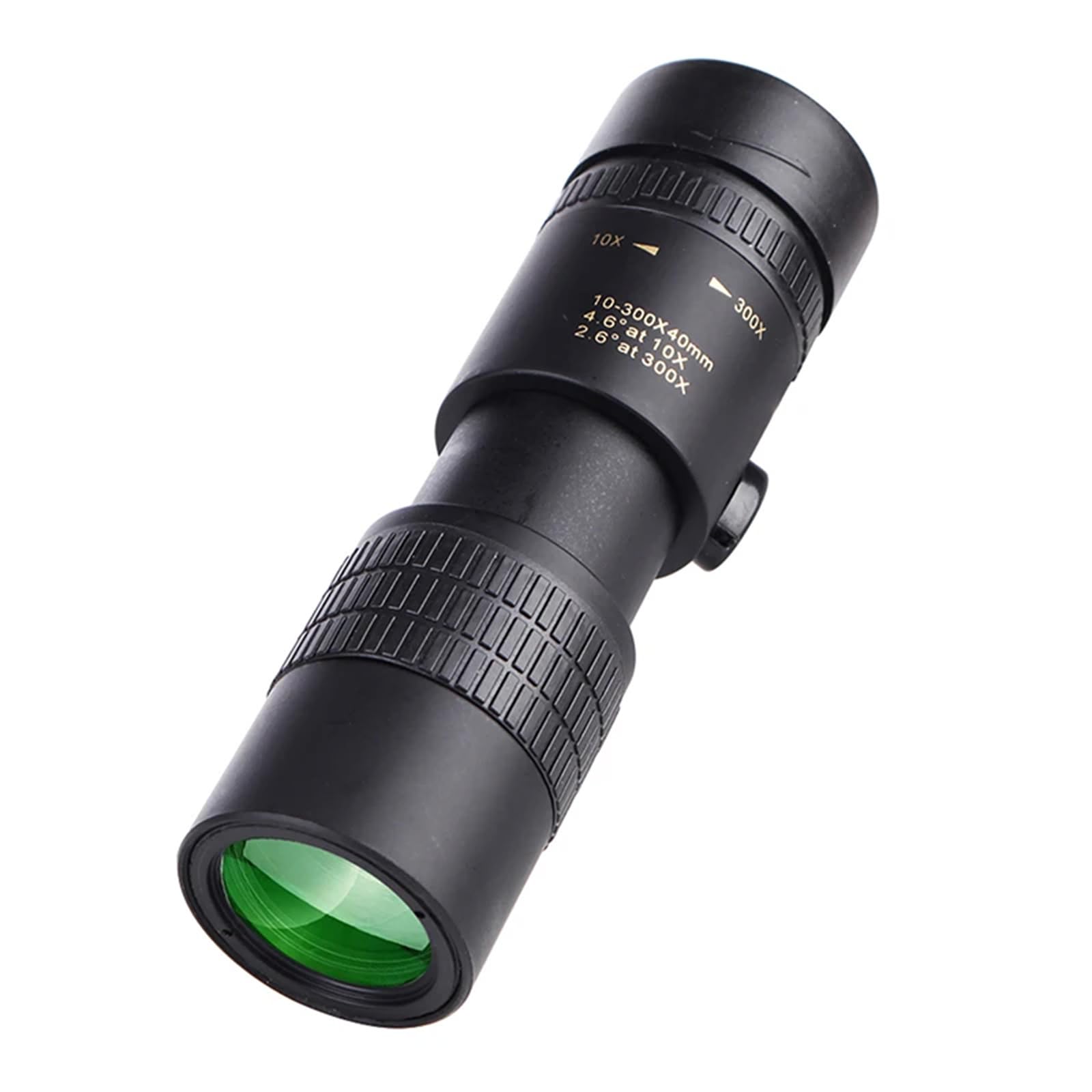 Generic Monoculaires d'extérieur 10-300 x 40 à objectif zoom professionnel longue portée télescope téléphone portable photo jumelles, A