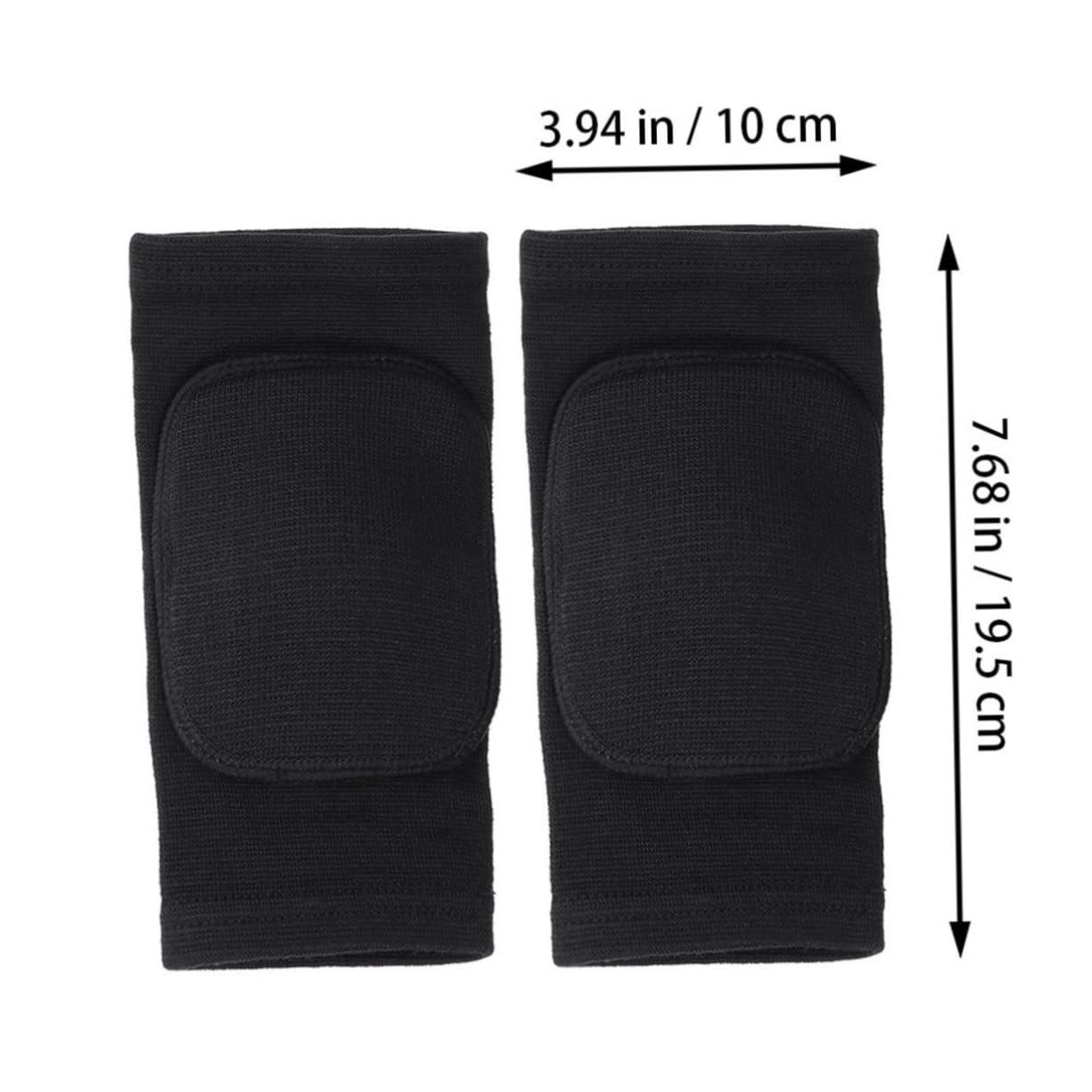 IWOWHERO Rolling Pads Soft Padded Cover Pads for Sports Breathable Elastic Sports Safety Kneepad for Jogging Running Dancing Football Basketball Volleyball Skating