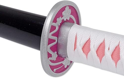 Miniatura 13 de Zisu Demon Slayer - Espada, alrededor de 41 pulgadas, pilares de Hashira y Katana protagonista para uso de cosplay, textura original de anime Negro