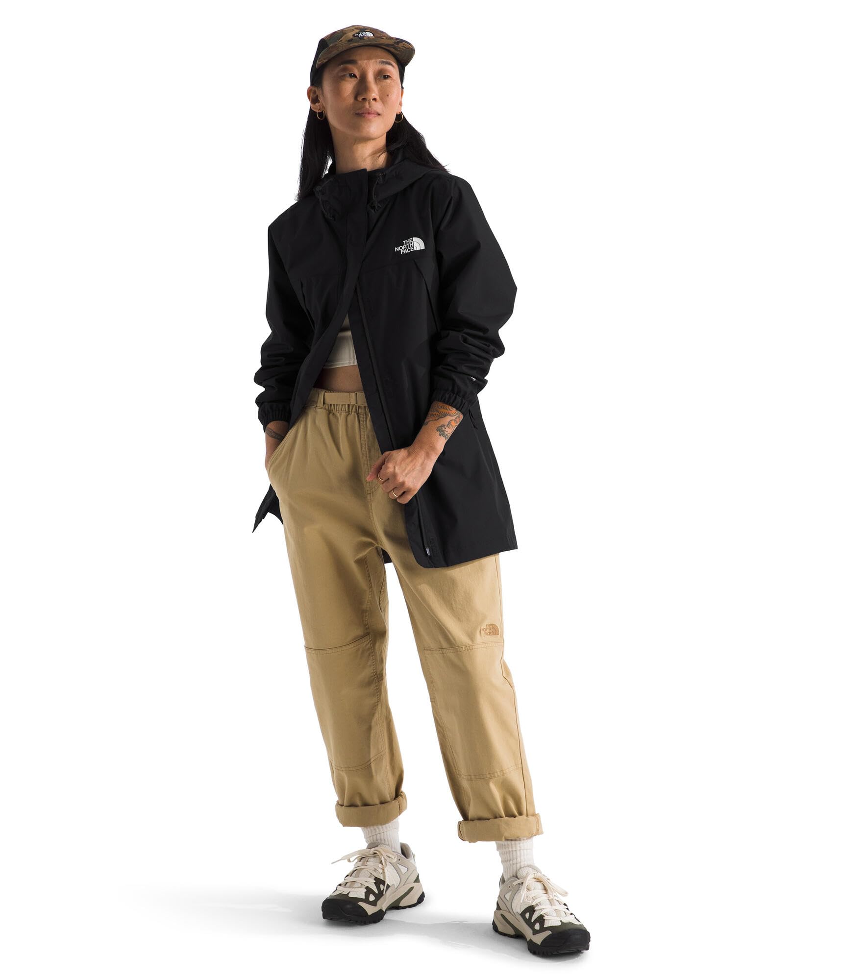 THE NORTH FACE Women's Antora Rain Parka | Breathable Waterproof Jacket, Seam Sealed, Adjustable Hood & Zip Hand Pockets