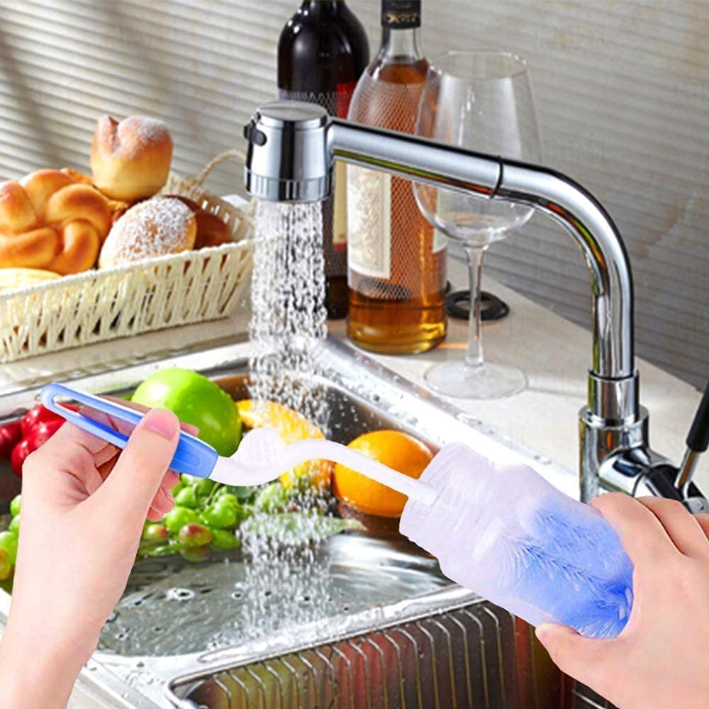 Safe-O-Kid® 5-Bottle Advanced Steam Sterilizer with Bottle Cleaning Set | Large Capacity, Auto Shut-Off, BPA-Free | Sterilizes Bottles, Accessories, Breast Pumps, Teats | 1-Year Warranty | Eliminates 99.9999% Germs with Uniform Heat Technology – White - Image 5 thumbnail