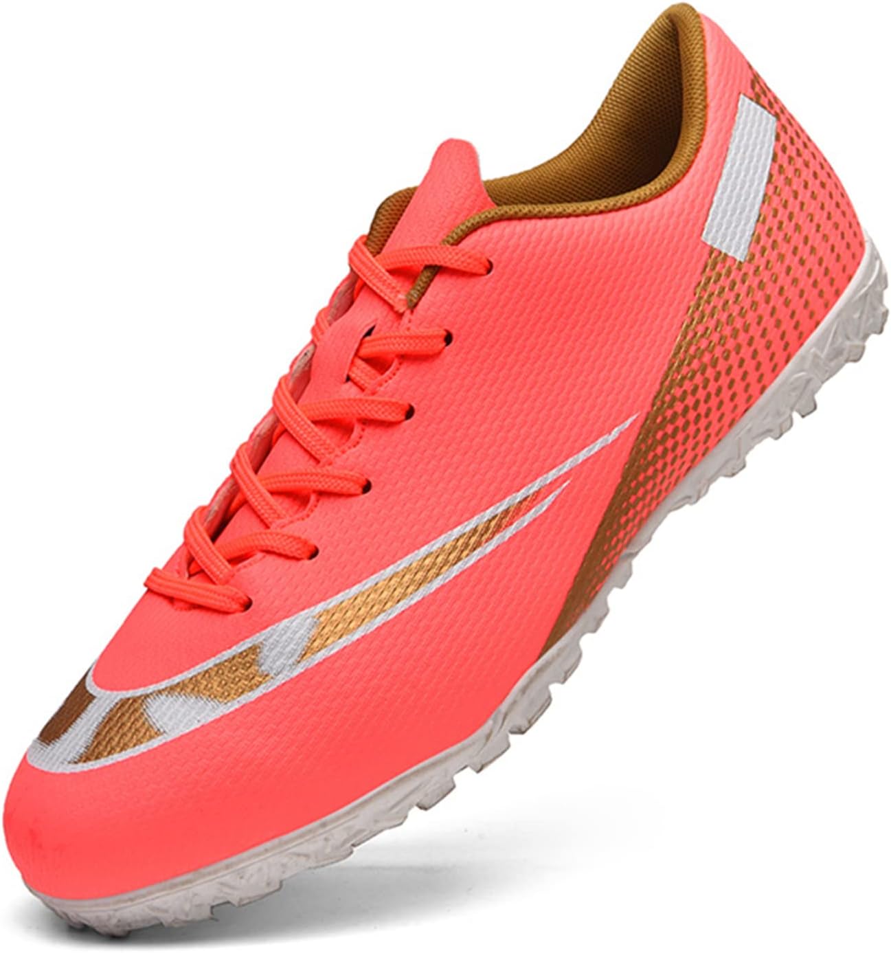 HaloTeamMen's Soccer Shoes Cleats Professional High-Top Breathable Athletic Football Boots for Outdoor Indoor TF/AG 3US-11US