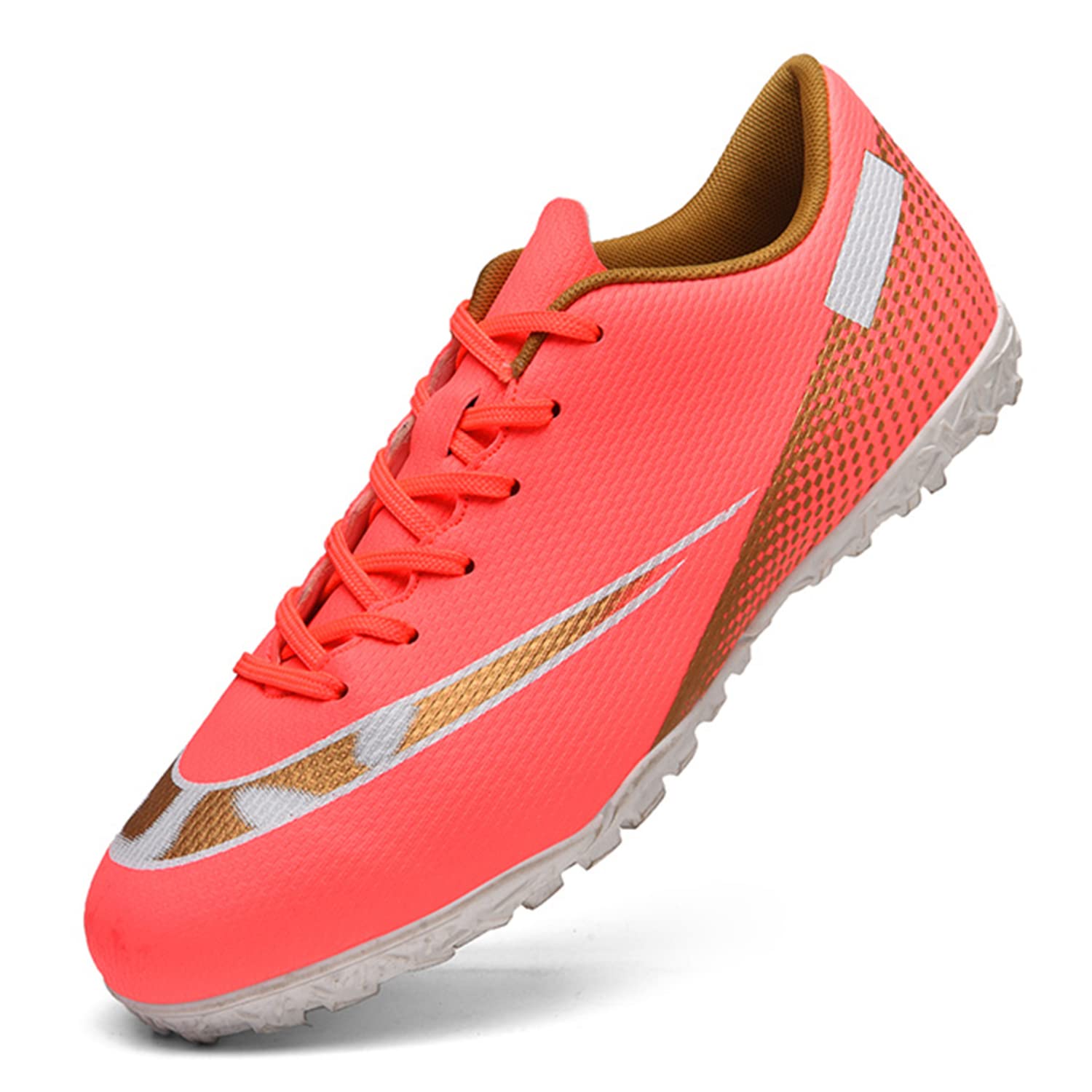 HaloTeamMen's Soccer Shoes Cleats Professional High-Top Breathable Athletic Football Boots for Outdoor Indoor TF/AG 3US-11US