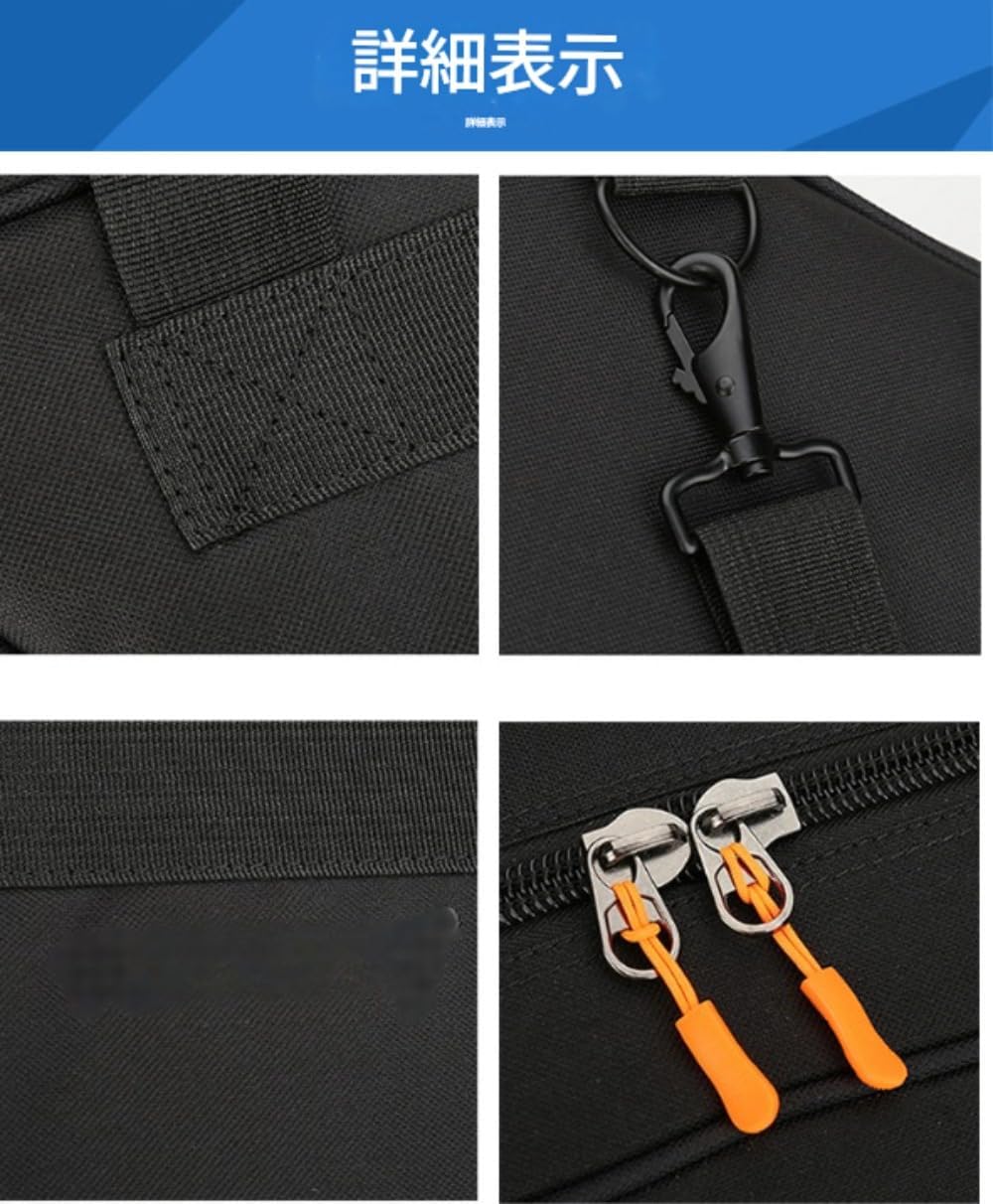 フレンチホルン用 ケース 分割式 バックパックタイプ 厚手パッド付き 3/4 レイヤー対応 軽量ポータブル 耐衝撃性 楽器保護に最適