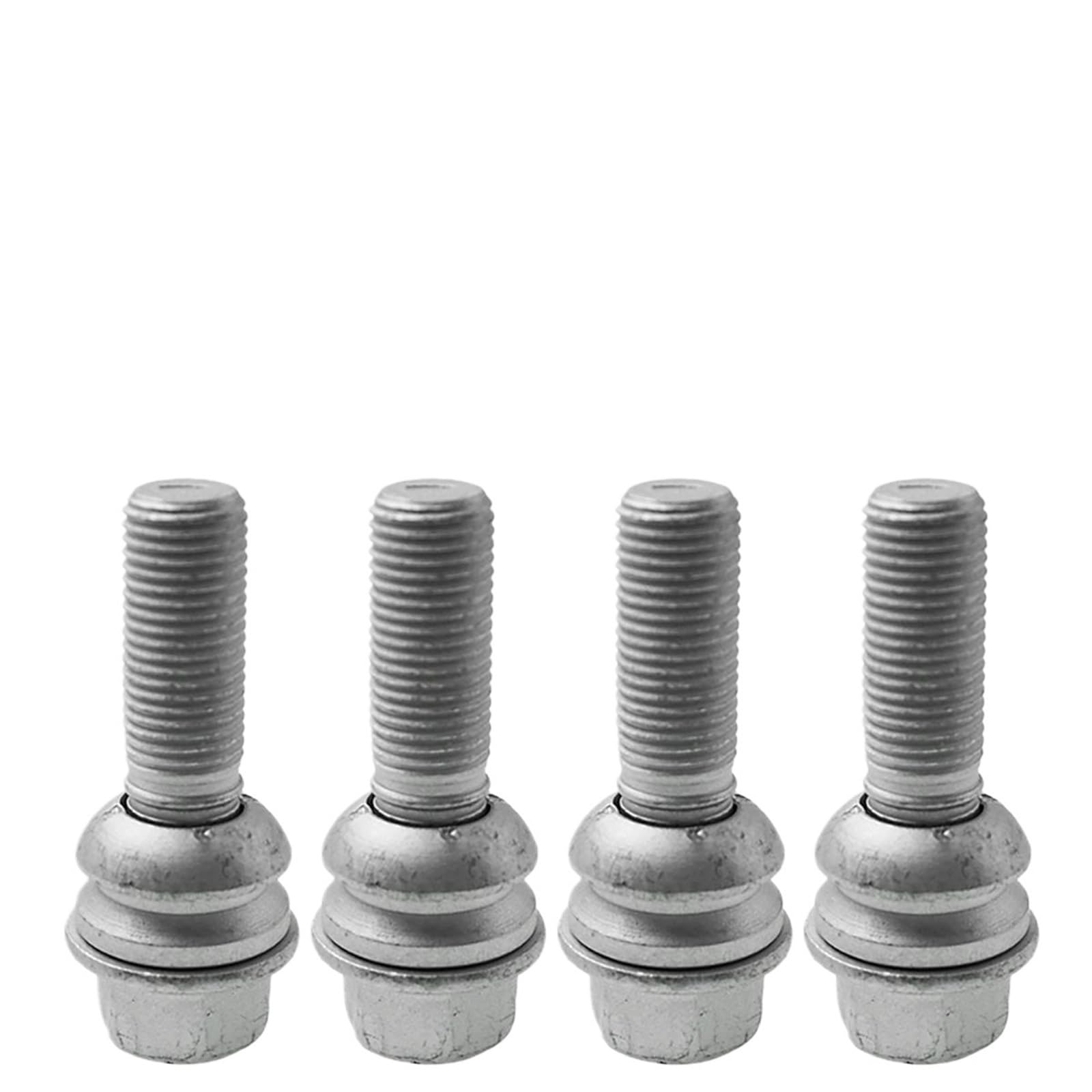 Dadi Dei Bulloni Ruote Compatibile Con Porsche Per Cayenne 2003 2004 2005 2006 2007 2008 2009 2010 4 Pezzi M14 X 1,50 Bulloni Per Ruota Viti Per Mozzo WHT001693