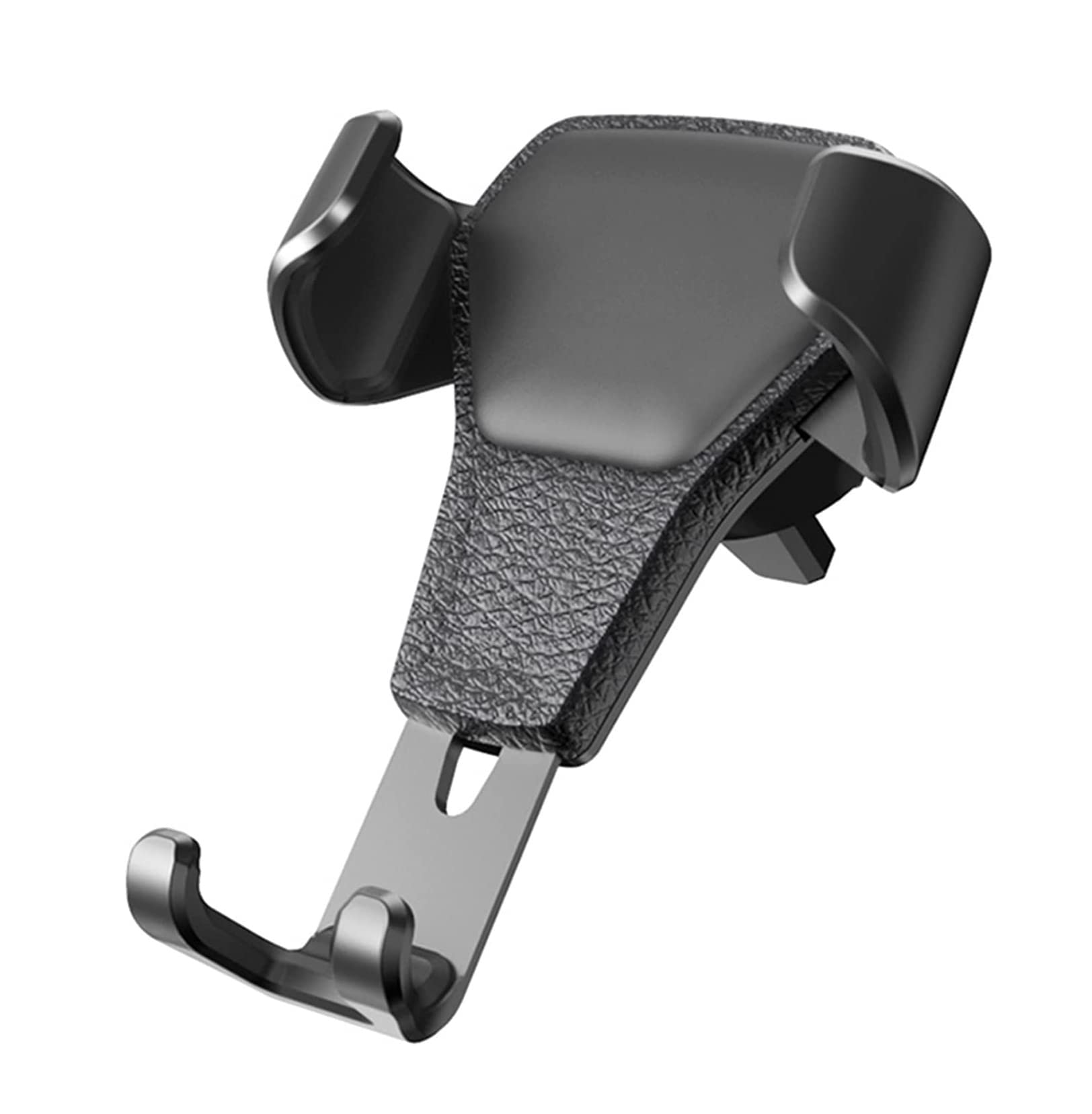 Porta Cellulare Auto, Supporto per telefono cellulare Supporto per telefono a gravità Supporto per telefono cellulare a gravità in metallo per auto con blocco automatico Supporto Auto Universale(Black