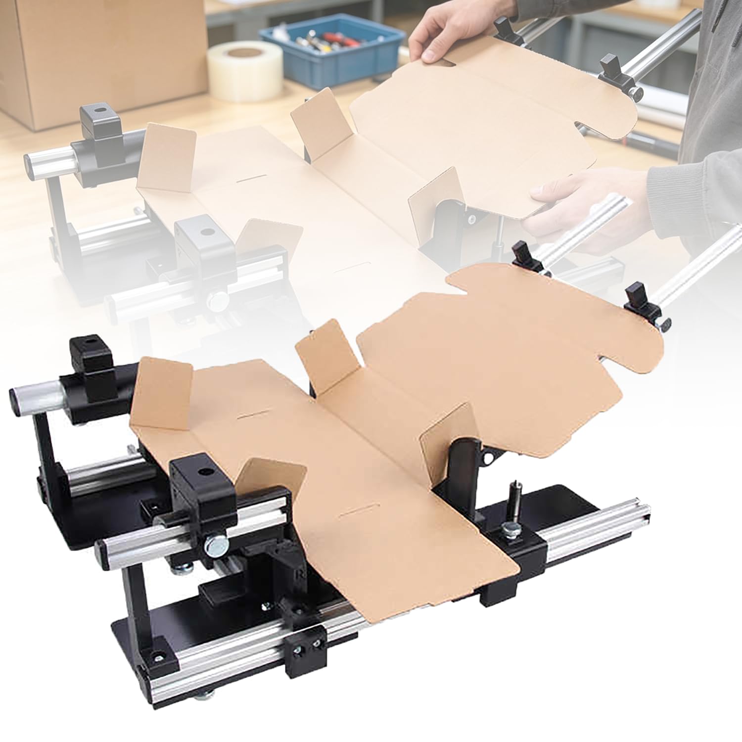 Azcabjie Warehouse Packaging Manual Carton Folding Fixture 45 * 45cm