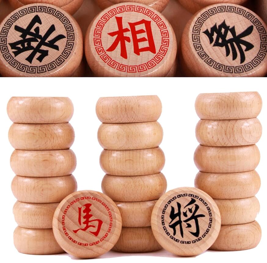 Juego de Ajedrez Chino en Madera con Tablero miniatura 5