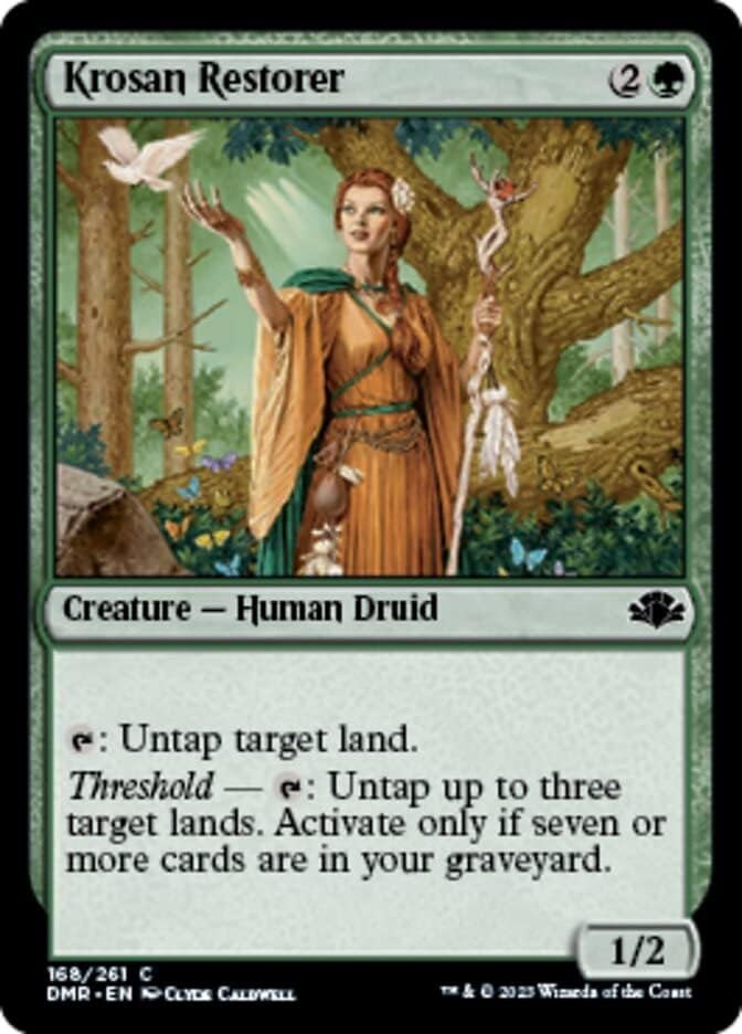 Magic the Gathering - Krosan Restorer (168) - Dominaria Remastered